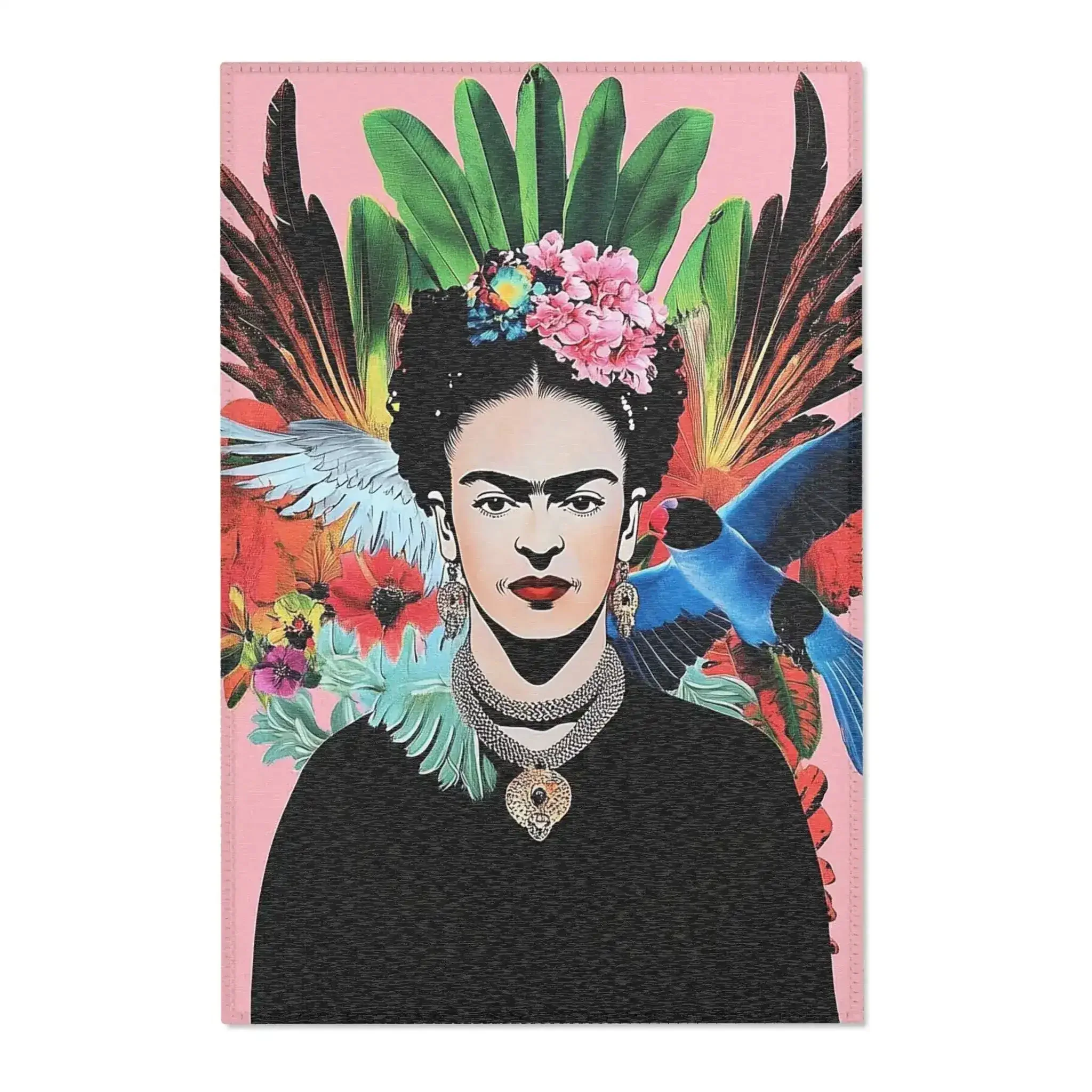 Frida-Inspired Jungle Muse Accent Rug - Image 3