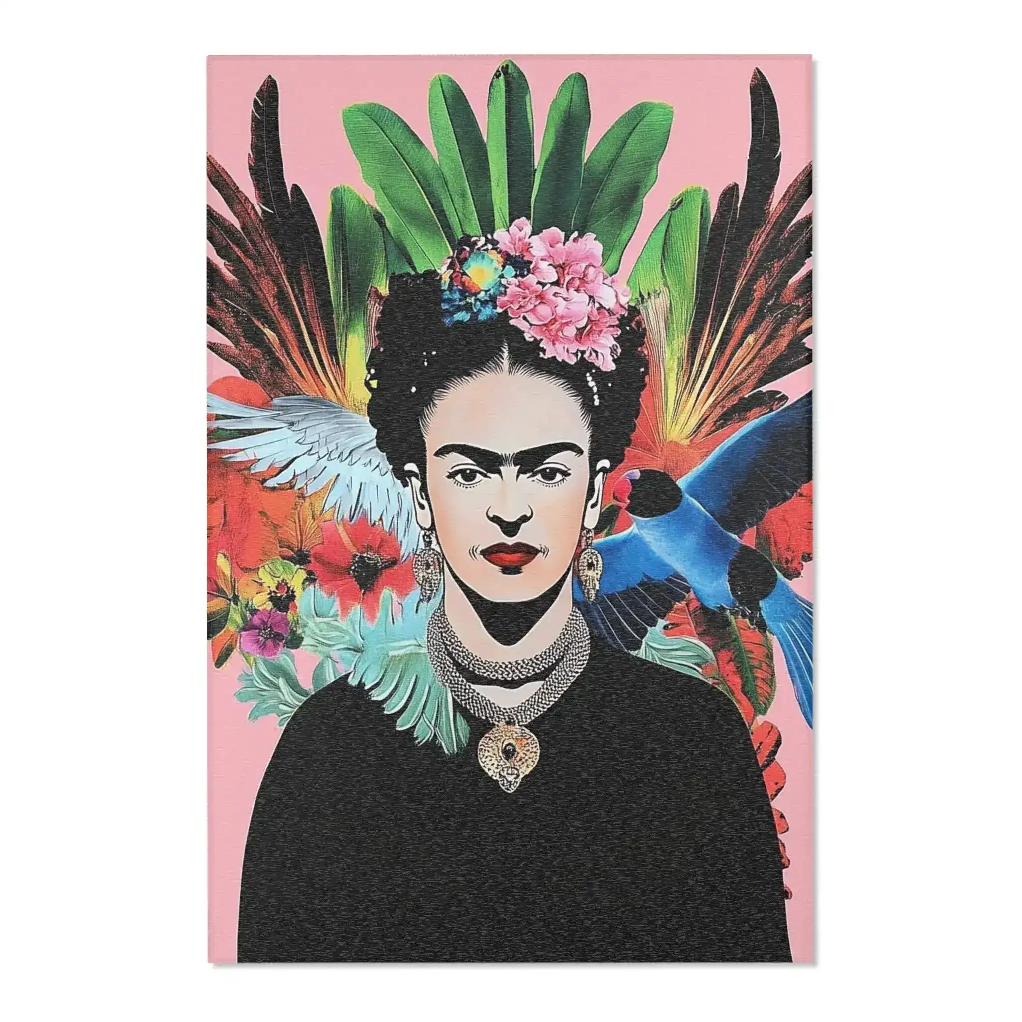Frida-Inspired Jungle Muse Accent Rug - Image 4