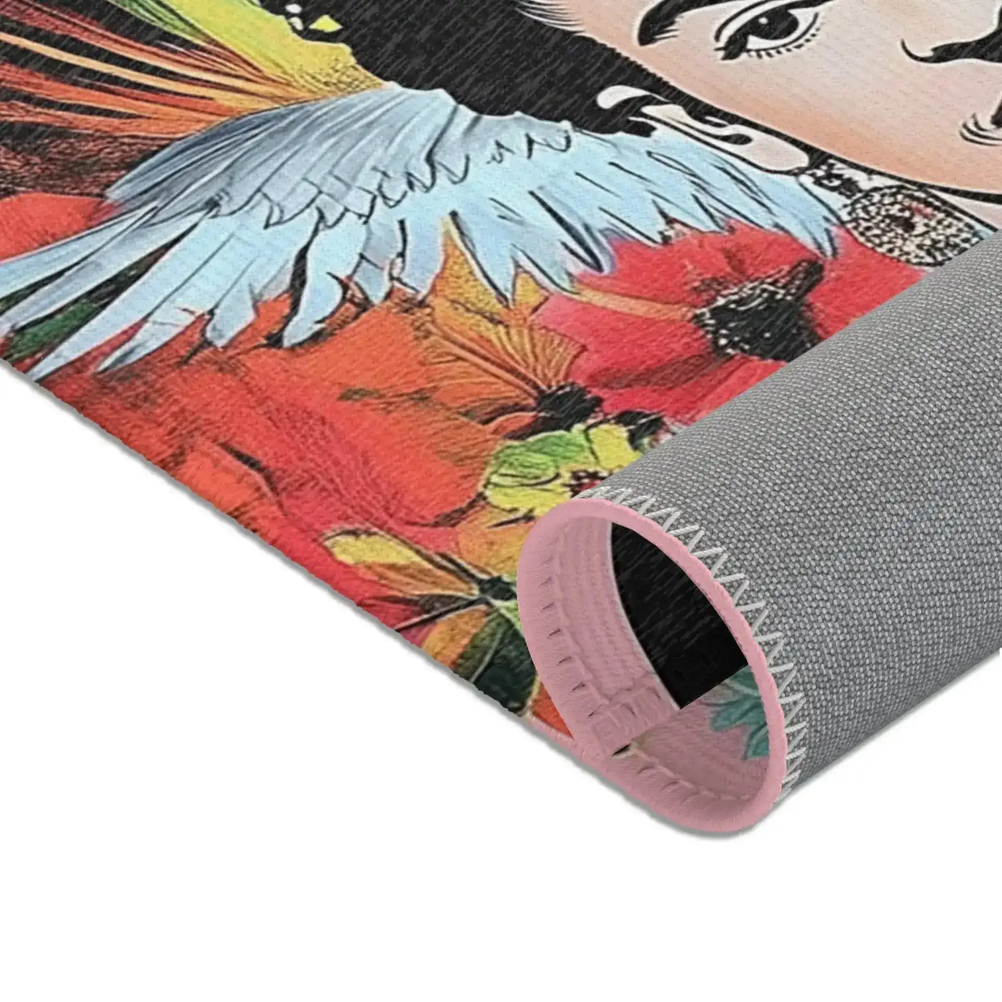 Frida-Inspired Jungle Muse Accent Rug - Image 7