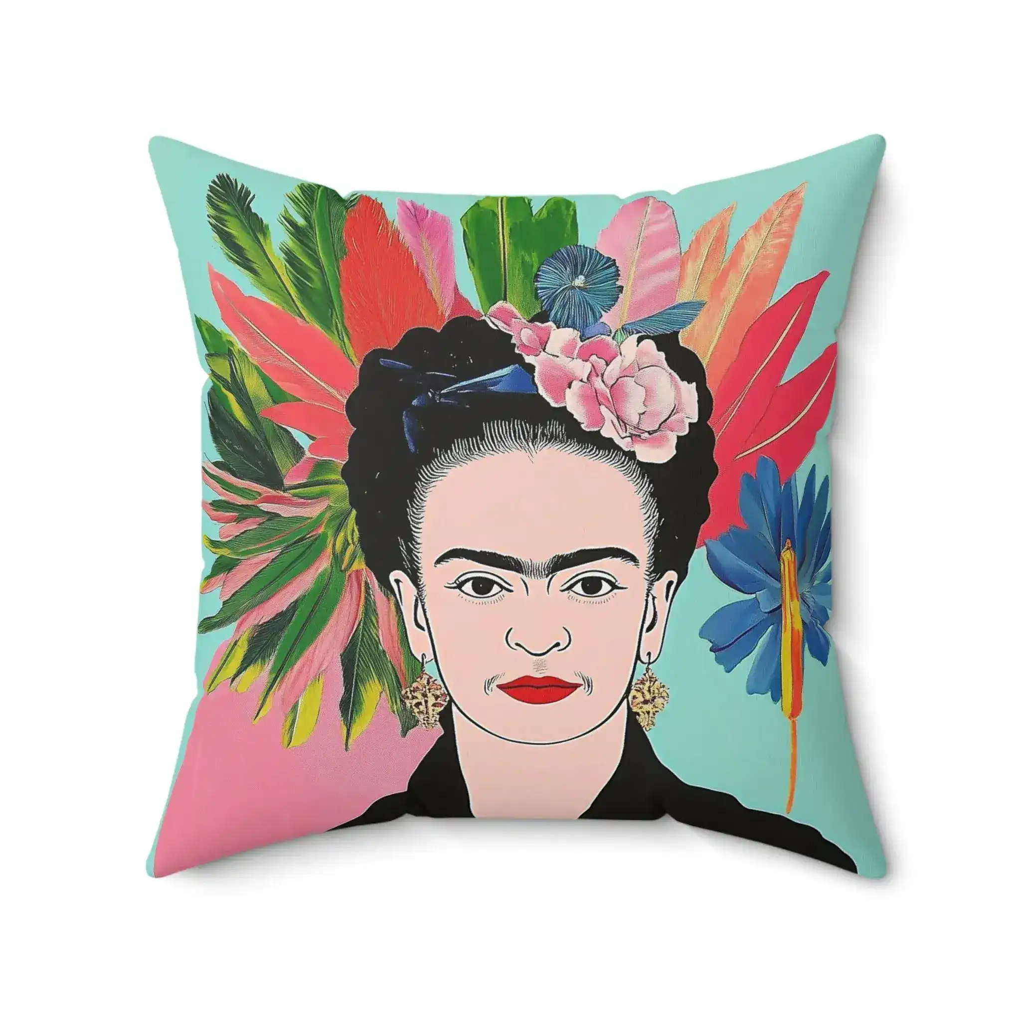 Frida’s Garden Throw Pillow - Image 6