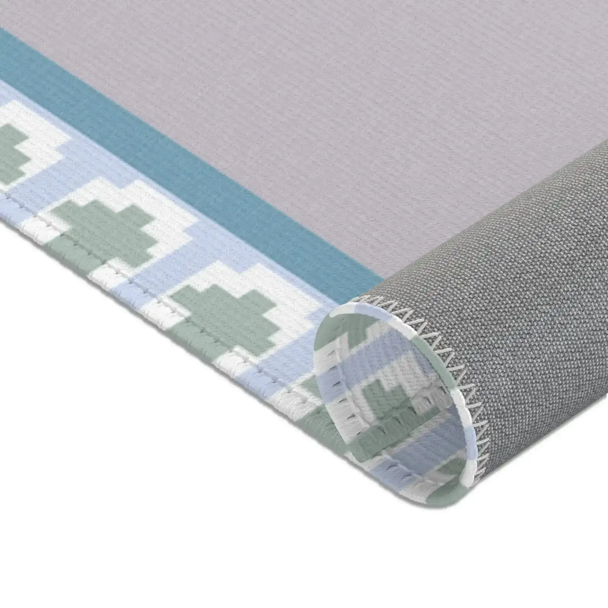 Frosted Indigo Arch Accent Rug - Image 9