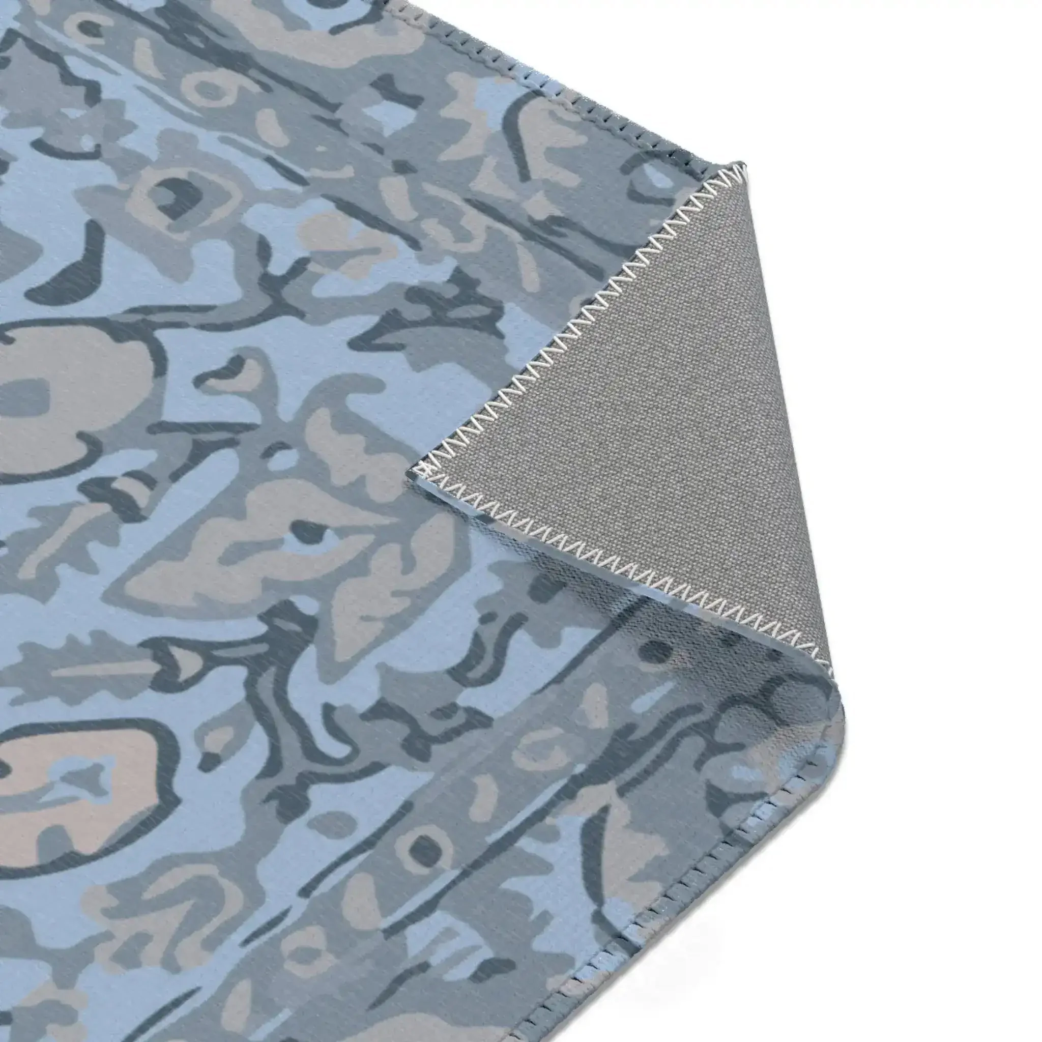 Frosted Petal Medallion Accent Rug - Image 8