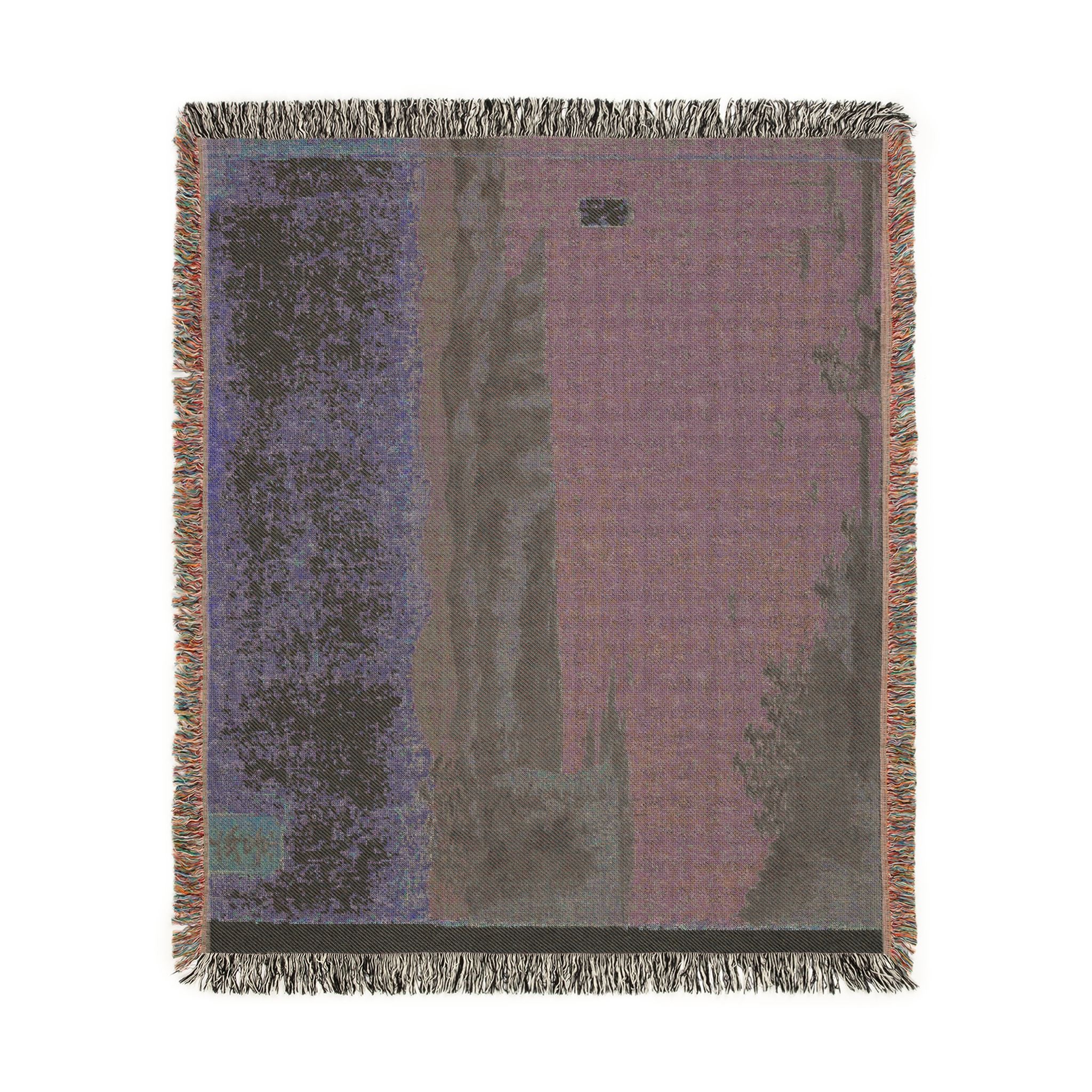 full-moon-on-kanazawa-utagawa-hiroshige | Woven Tapestry Blanket - Image 9