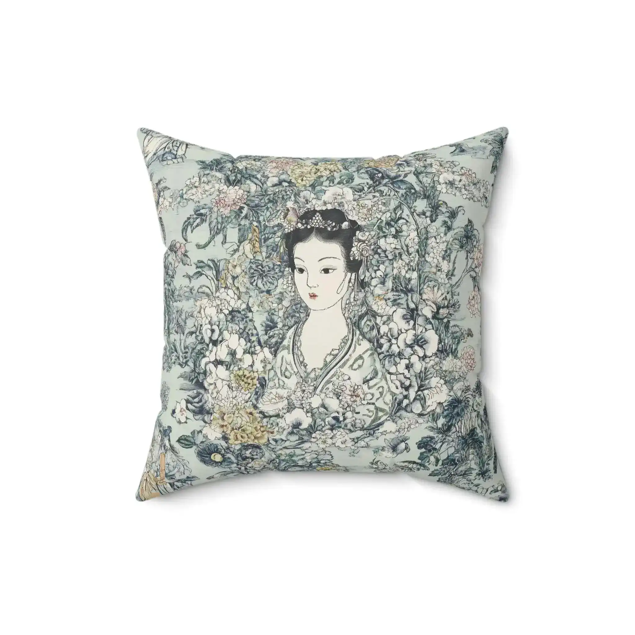 Garden Empress Dream Throw Pillow - Image 4
