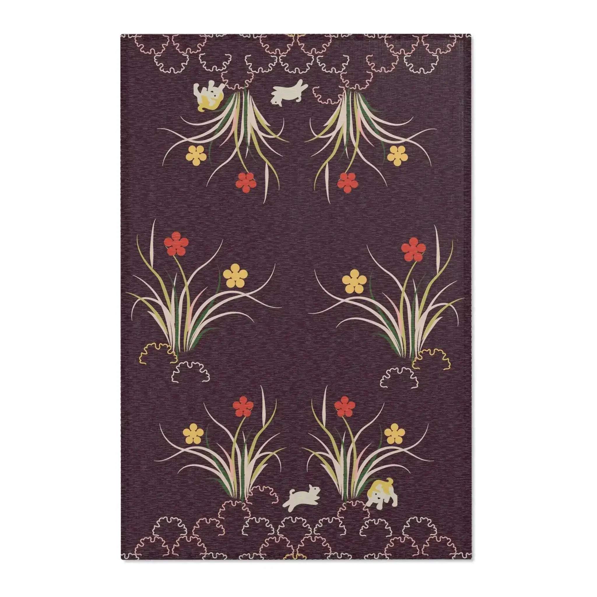 Garden Frolic Puppies Accent Rug - Image 2