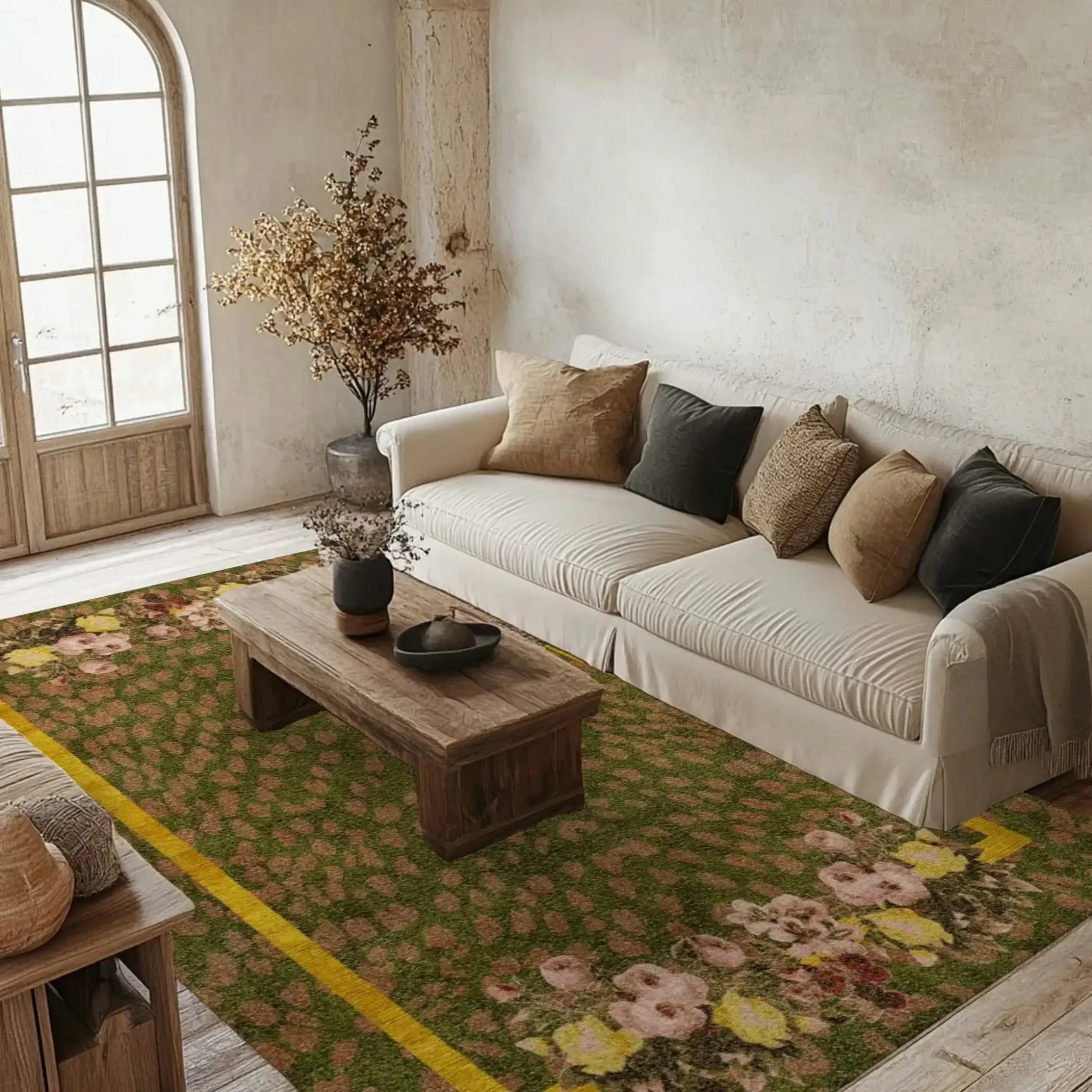 Garden of Courage Hand Tufted Rug - Image 3