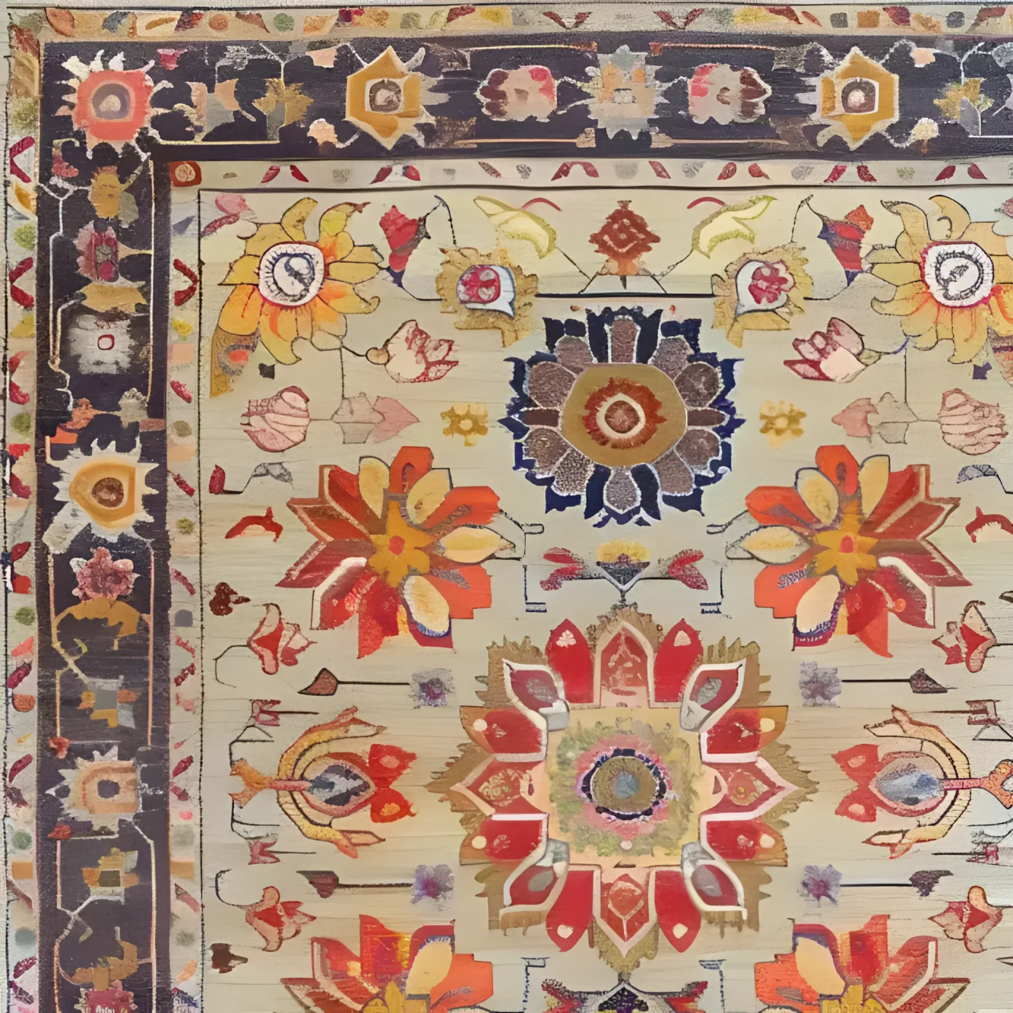 Garden of Elegance Hand Knotted Area Rug - Image 5