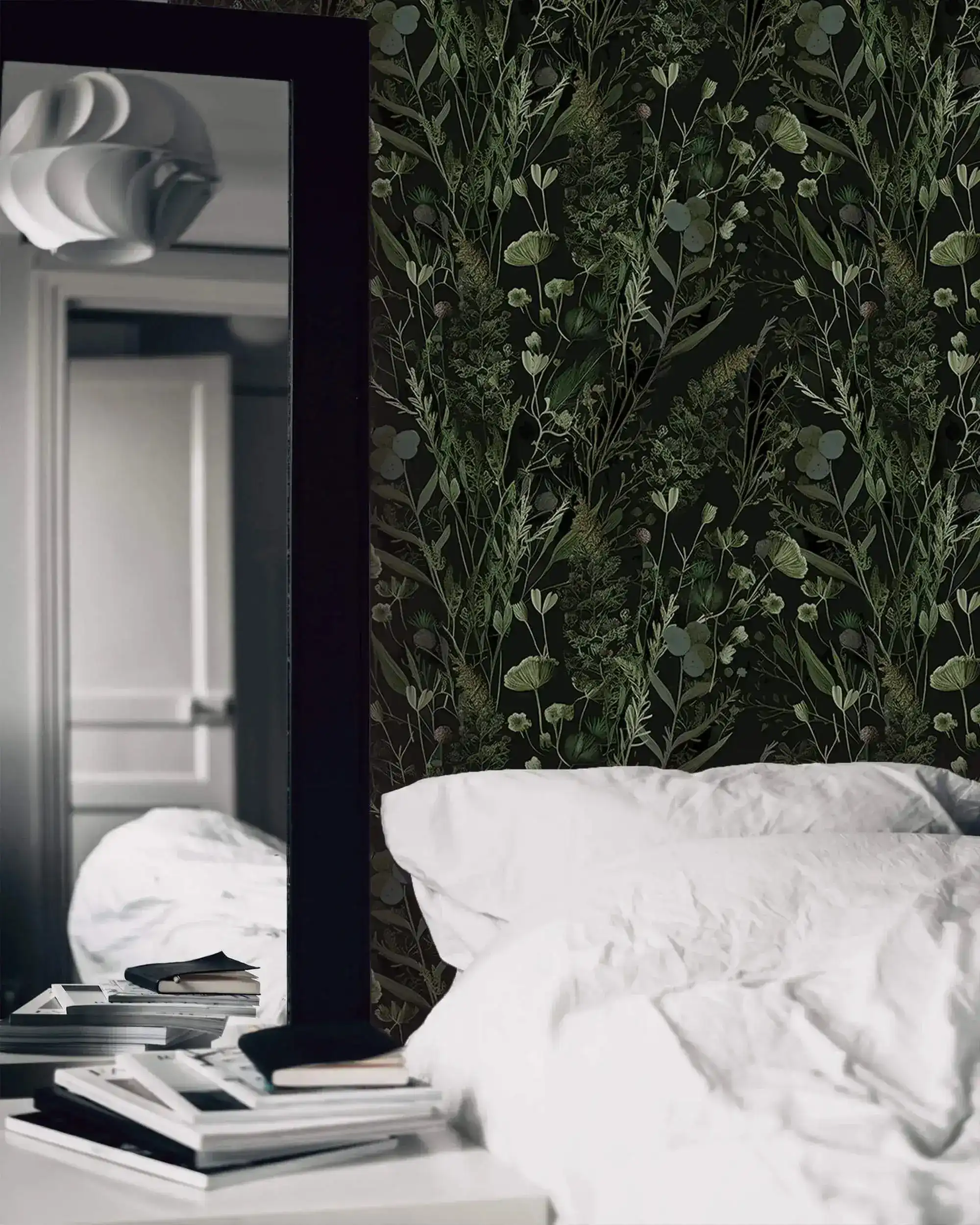Garden of Ferns and Blooms Wallpaper - Image 6