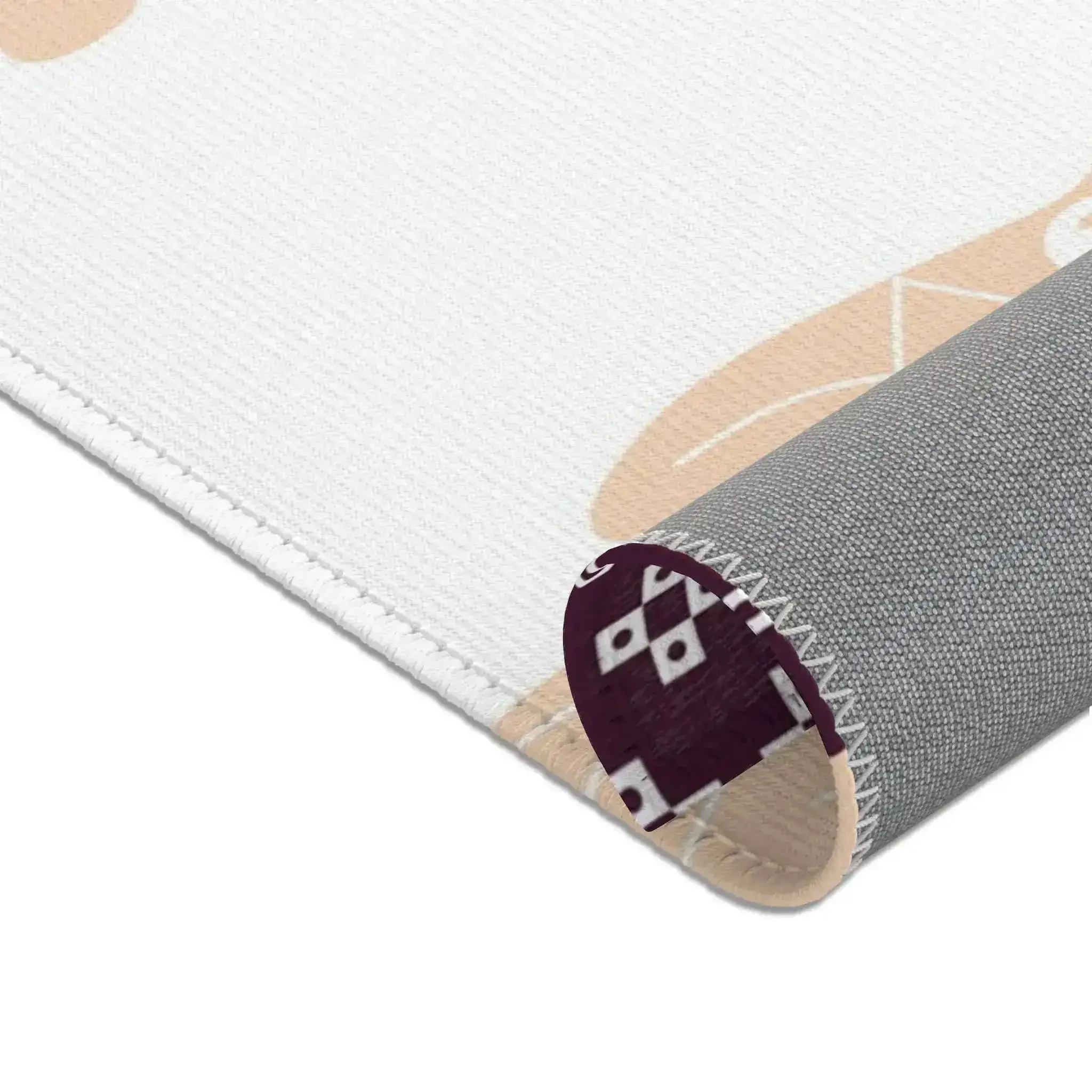 Geometric Cloud Pattern Accent Rug - Image 4