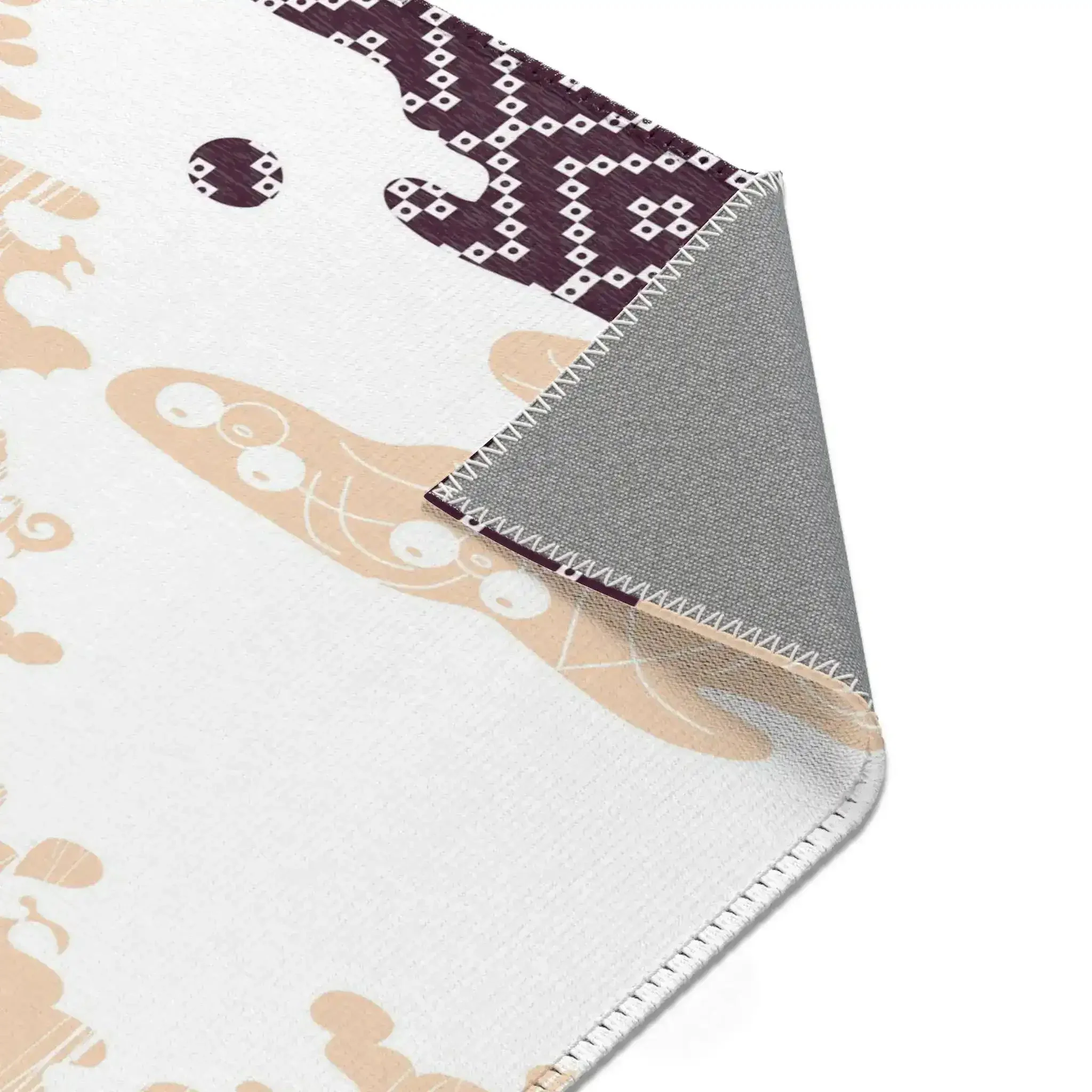 Geometric Cloud Pattern Accent Rug - Image 6