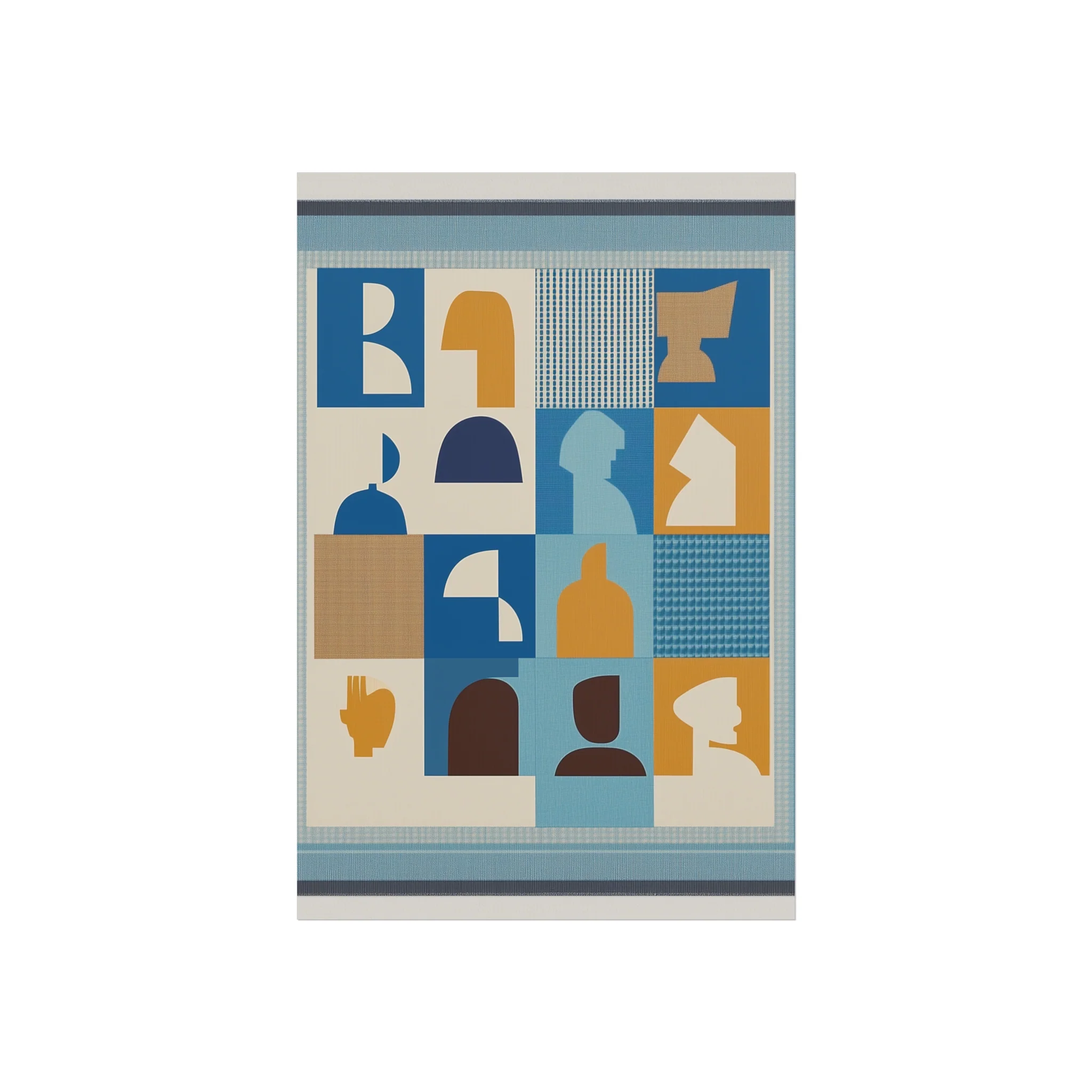 Geometric Faces Fine Art Poster - Image 14