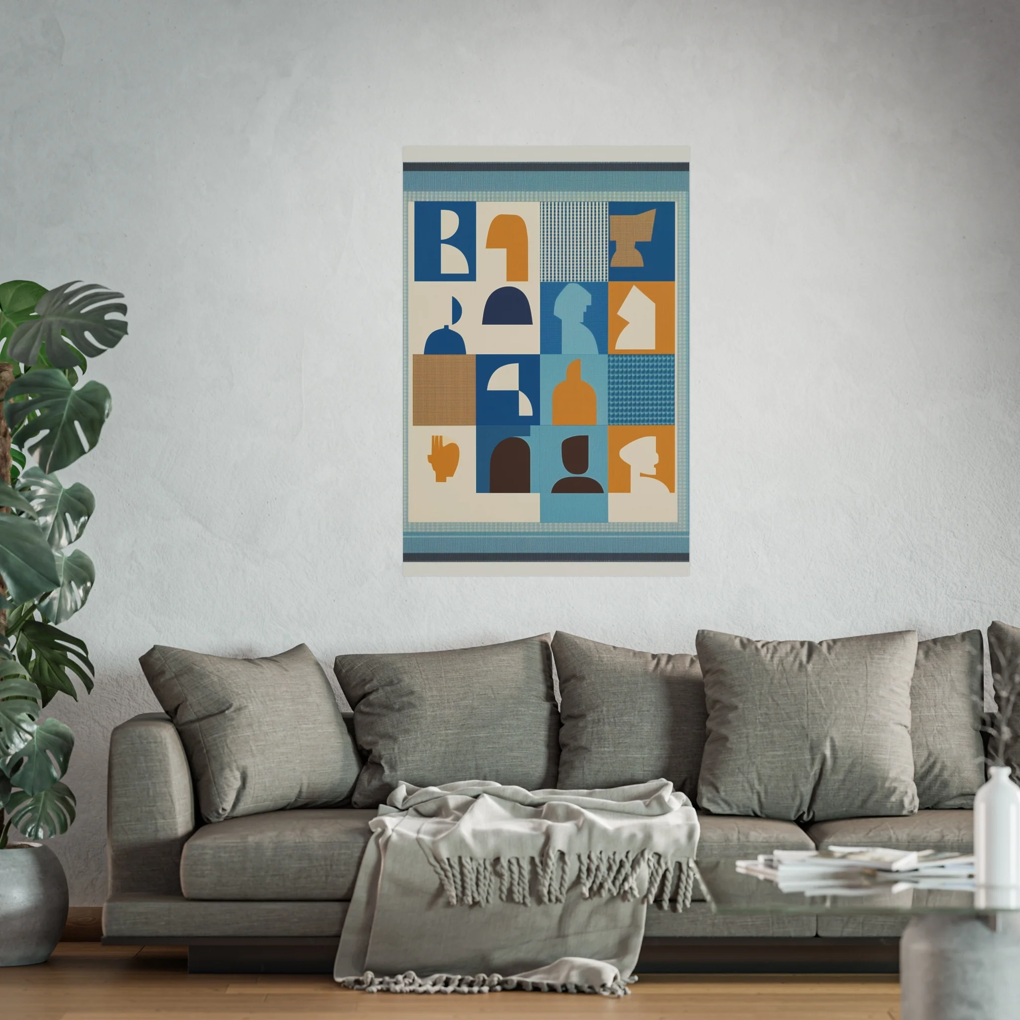 Geometric Faces Fine Art Poster - Image 47