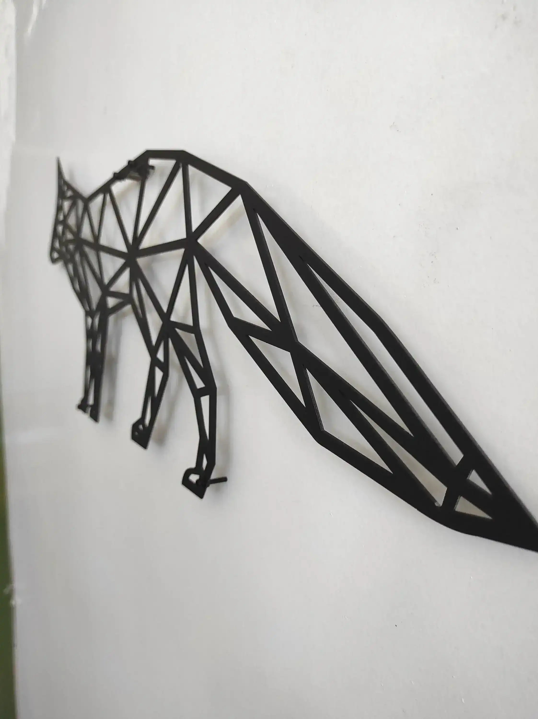 Geometric Fox Metal Wall Art - Image 9