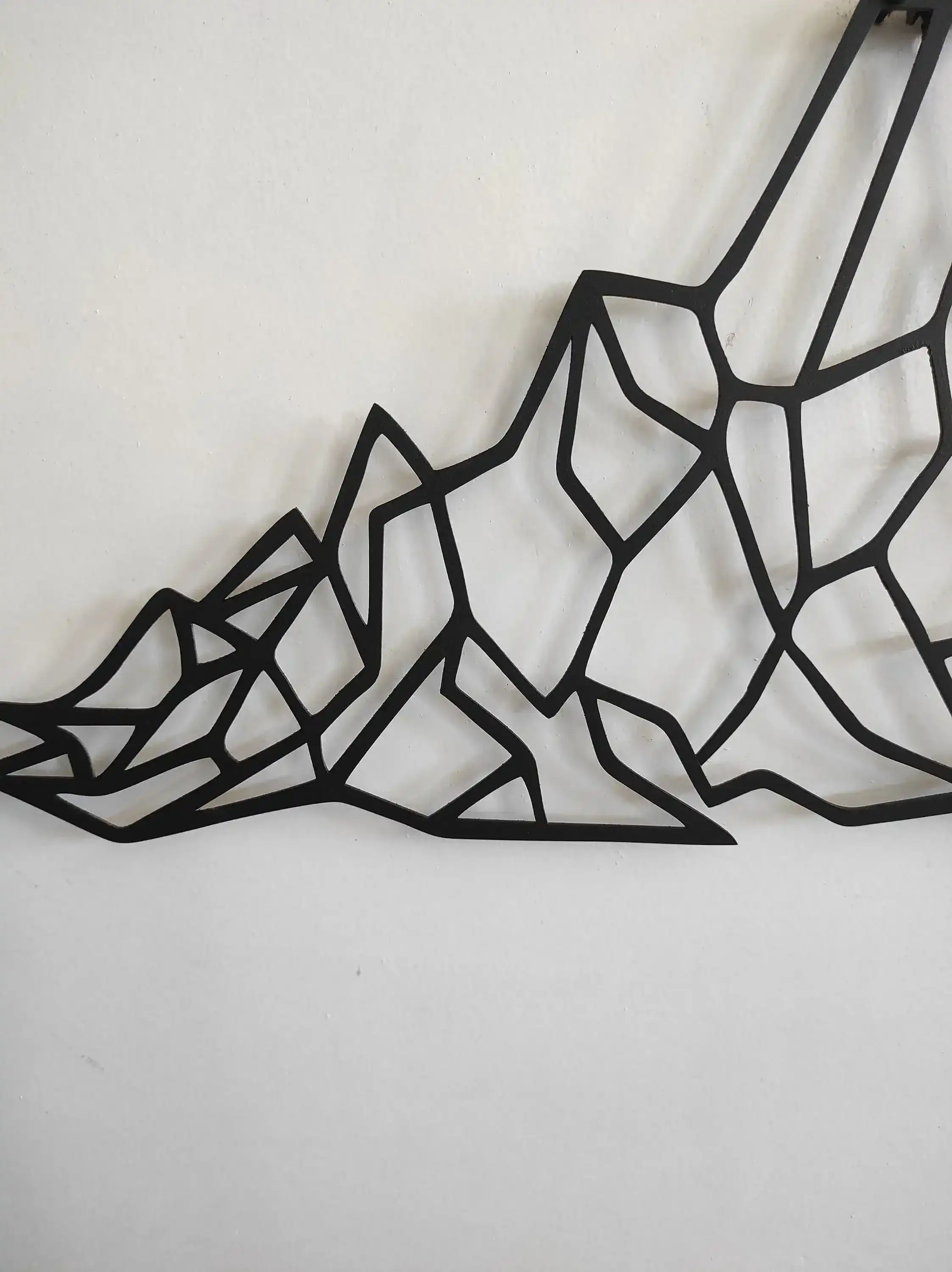 Geometric Mountain Metal Wall Art - Image 8