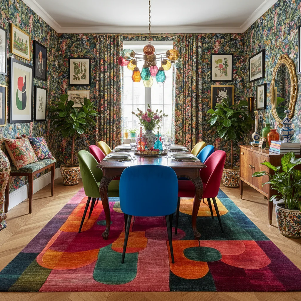 Geometric Odyssey wool Hand Tufted Wool Rug - Image 3
