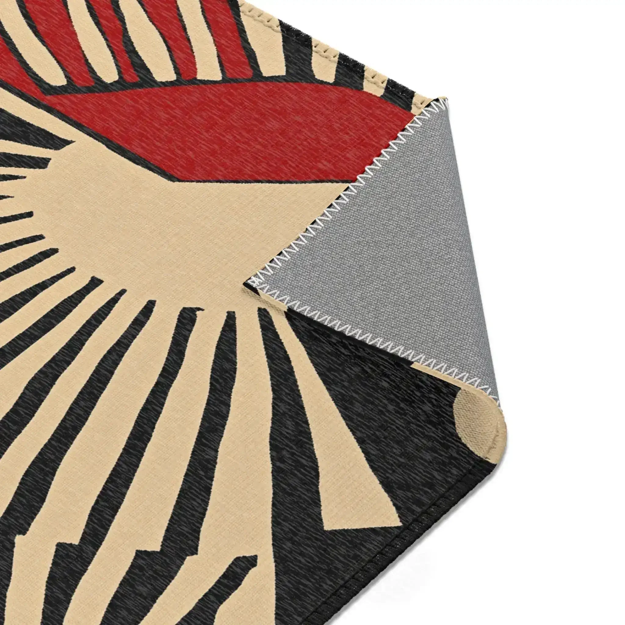 Geometric Sunburst Accent Rug - Image 6