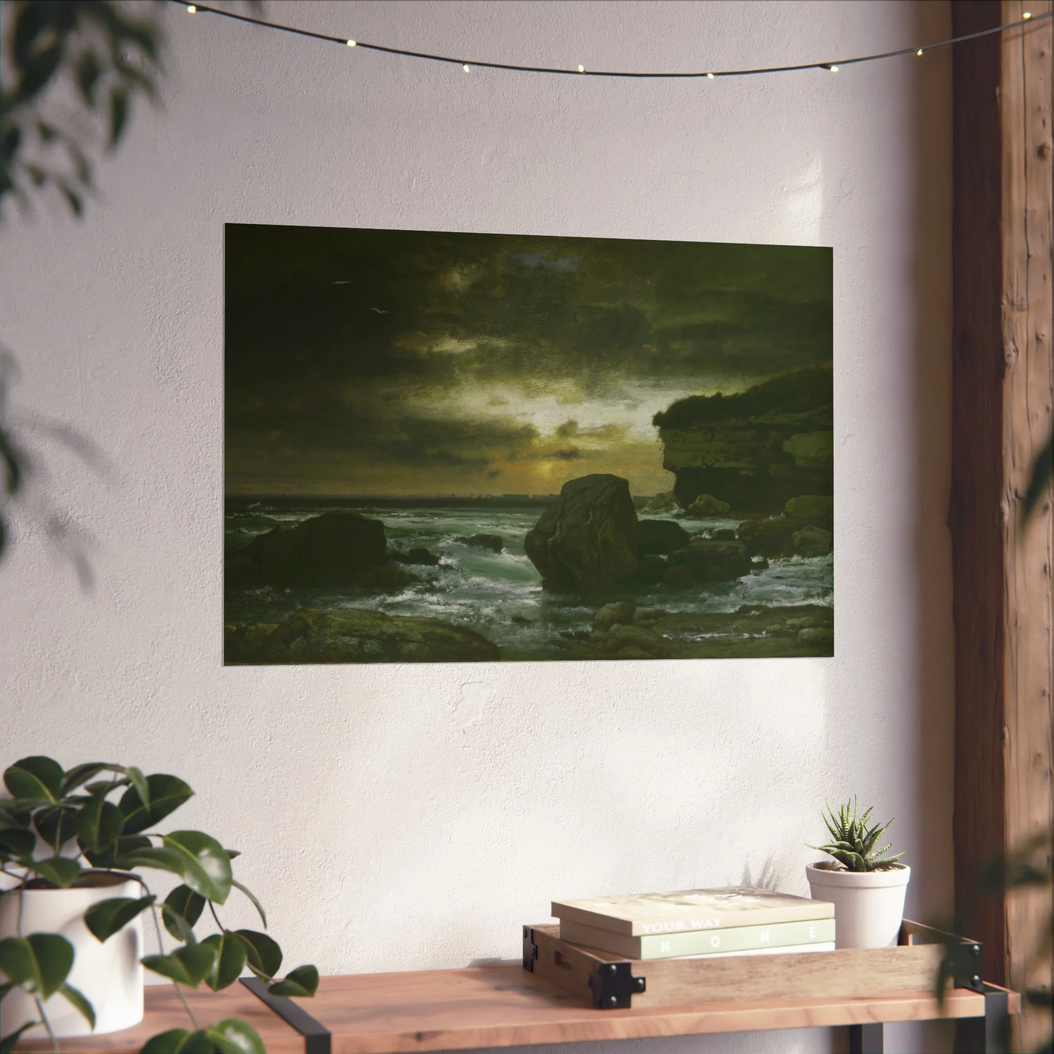 George Inness - A Marine | Fine Art Poster - Image 12