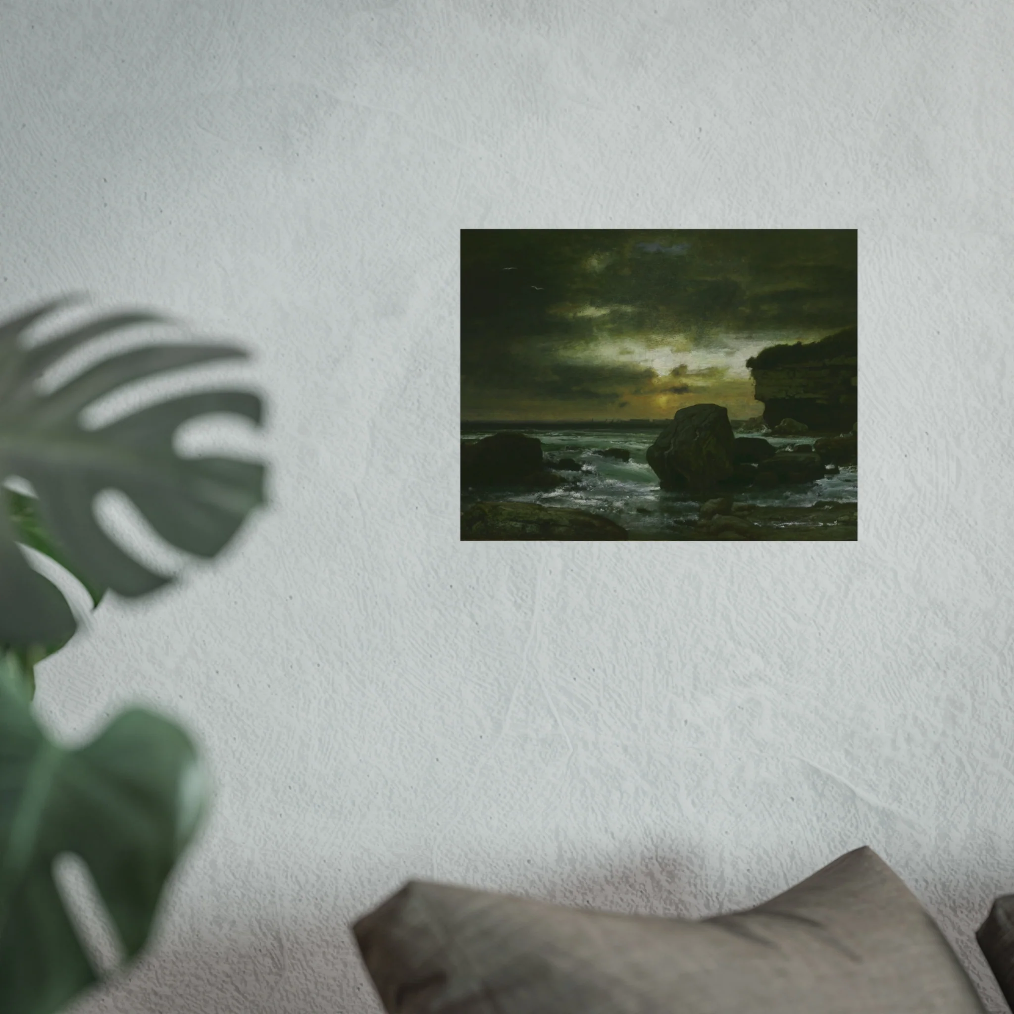 George Inness - A Marine | Fine Art Poster - Image 5