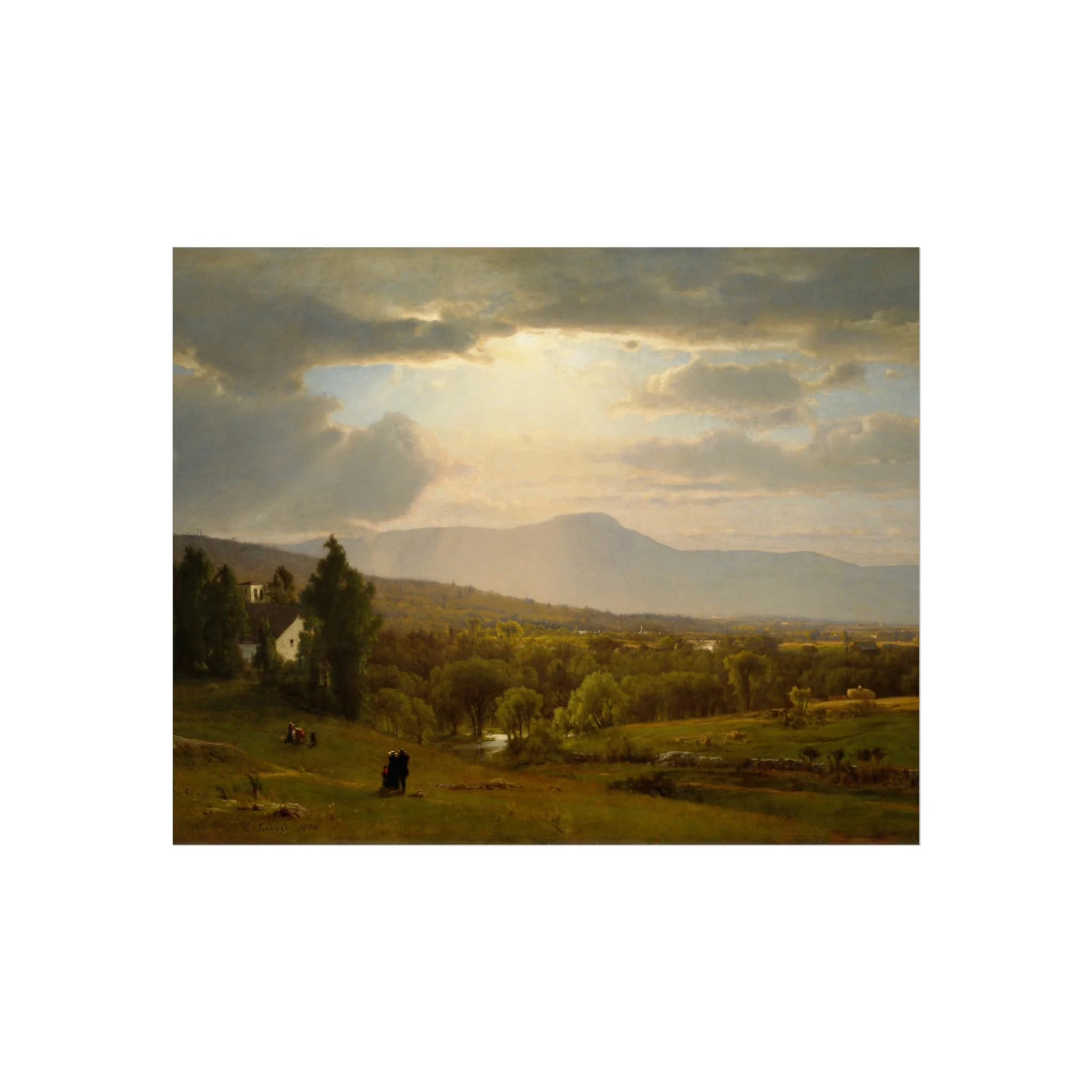 George Inness - Catskill Mountains | Fine Art Poster - Image 2