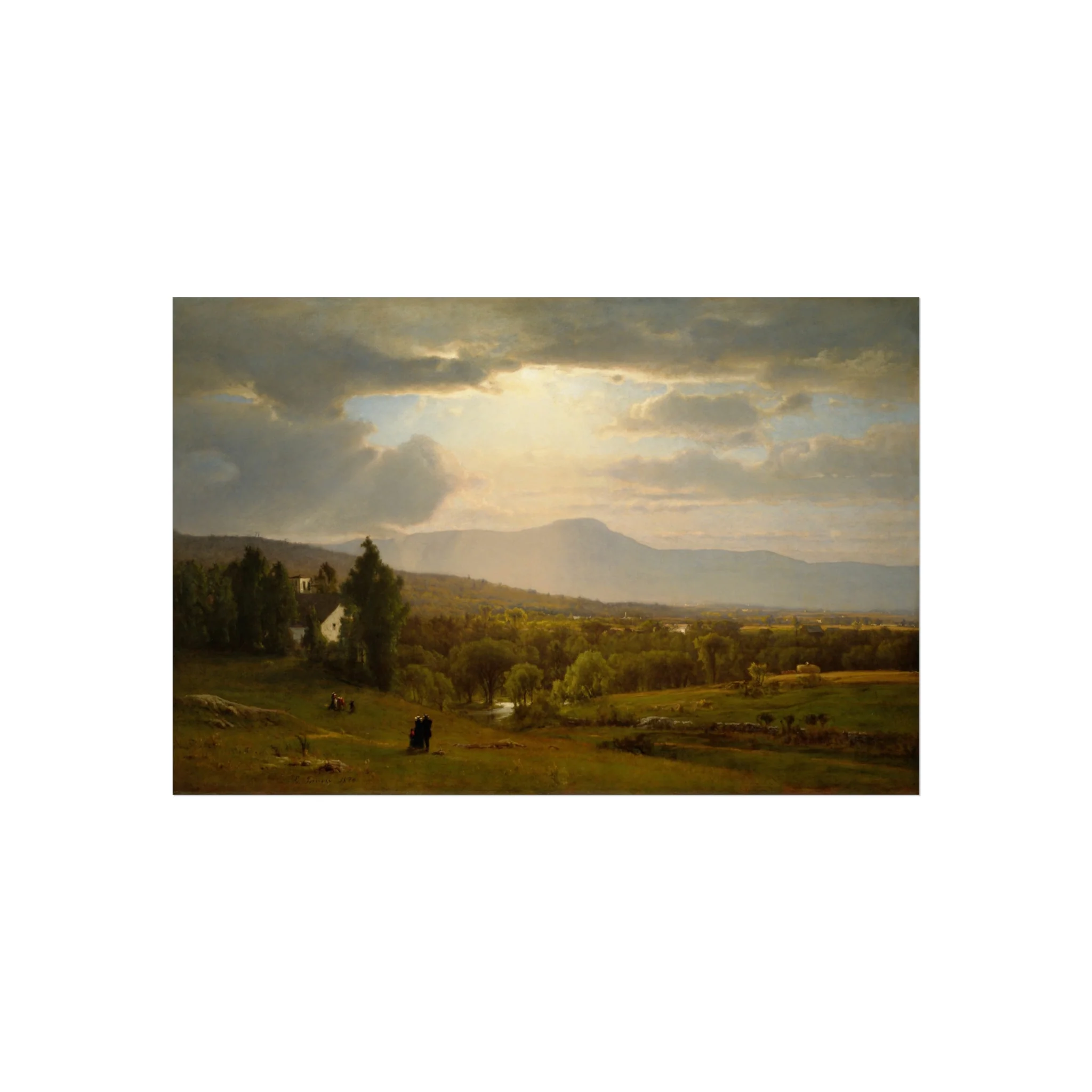 George Inness - Catskill Mountains | Fine Art Poster - Image 4