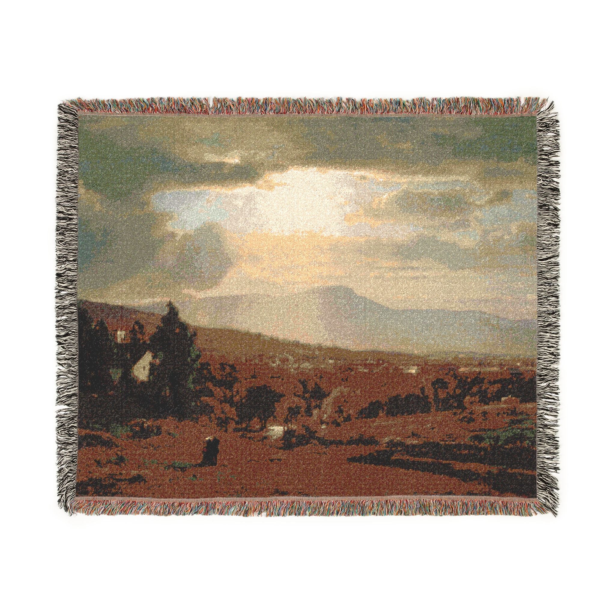 George Inness - Catskill Mountains | Woven Tapestry Blanket - Image 7