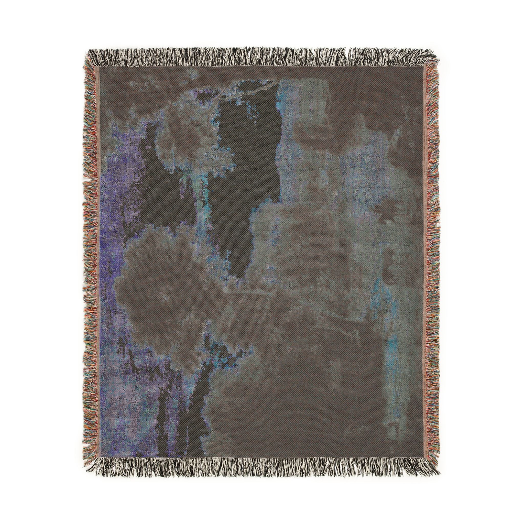 George Inness - Crossing the Ford | Woven Tapestry Blanket - Image 9