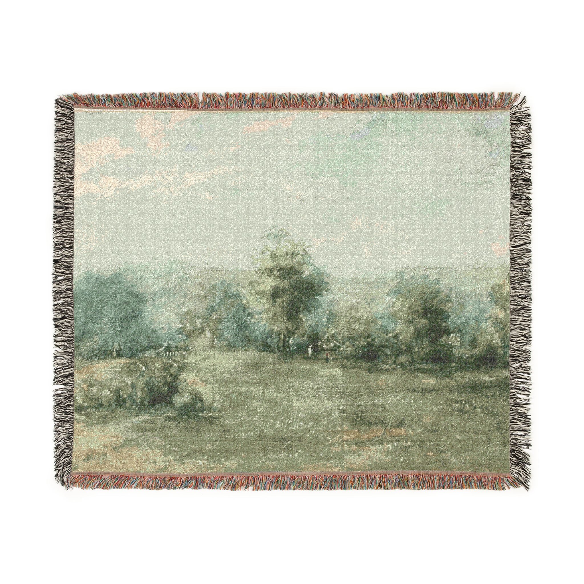 George Inness - Landscape | Woven Tapestry Blanket - Image 7