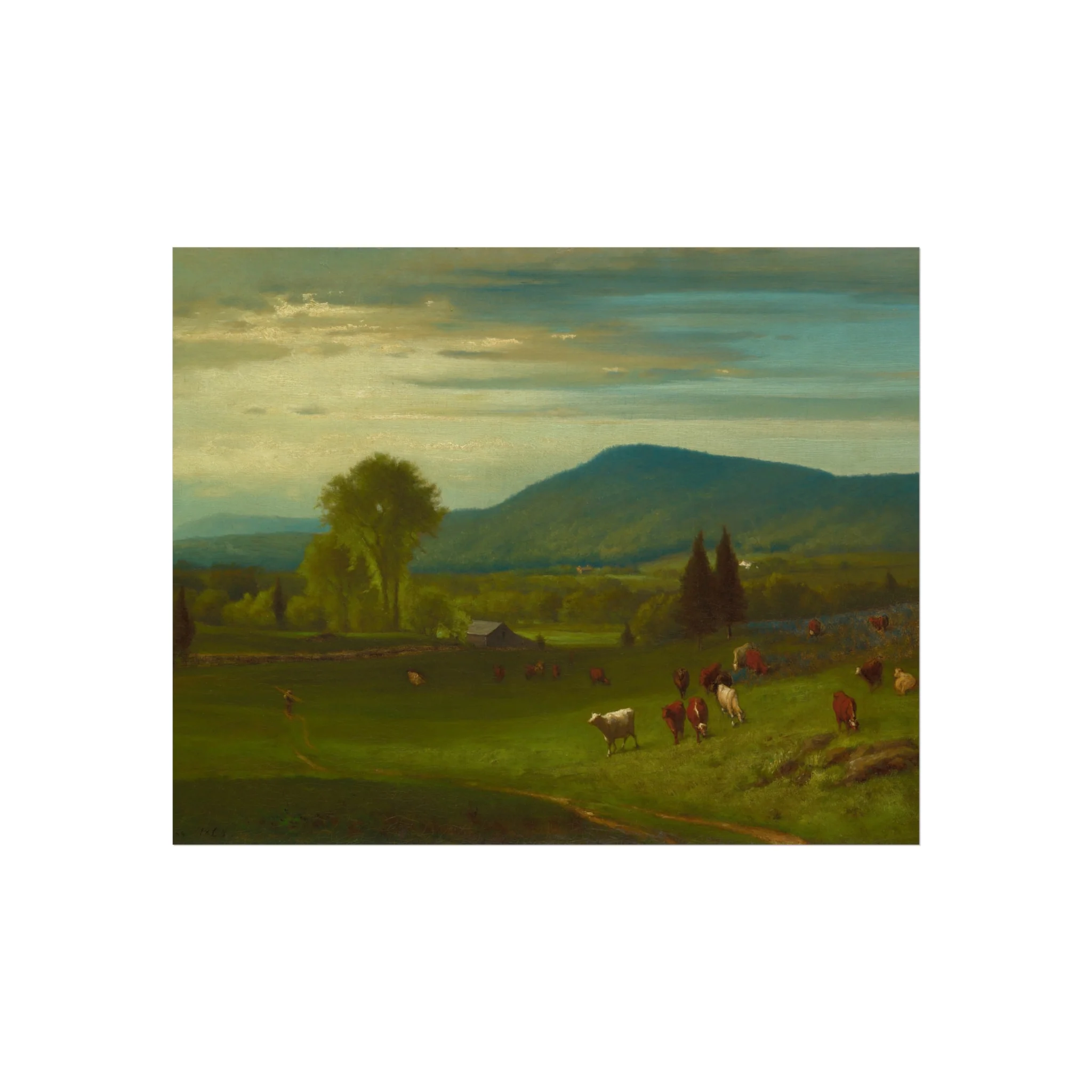 George Inness - Summer in the Catskills | Fine Art Poster - Image 2