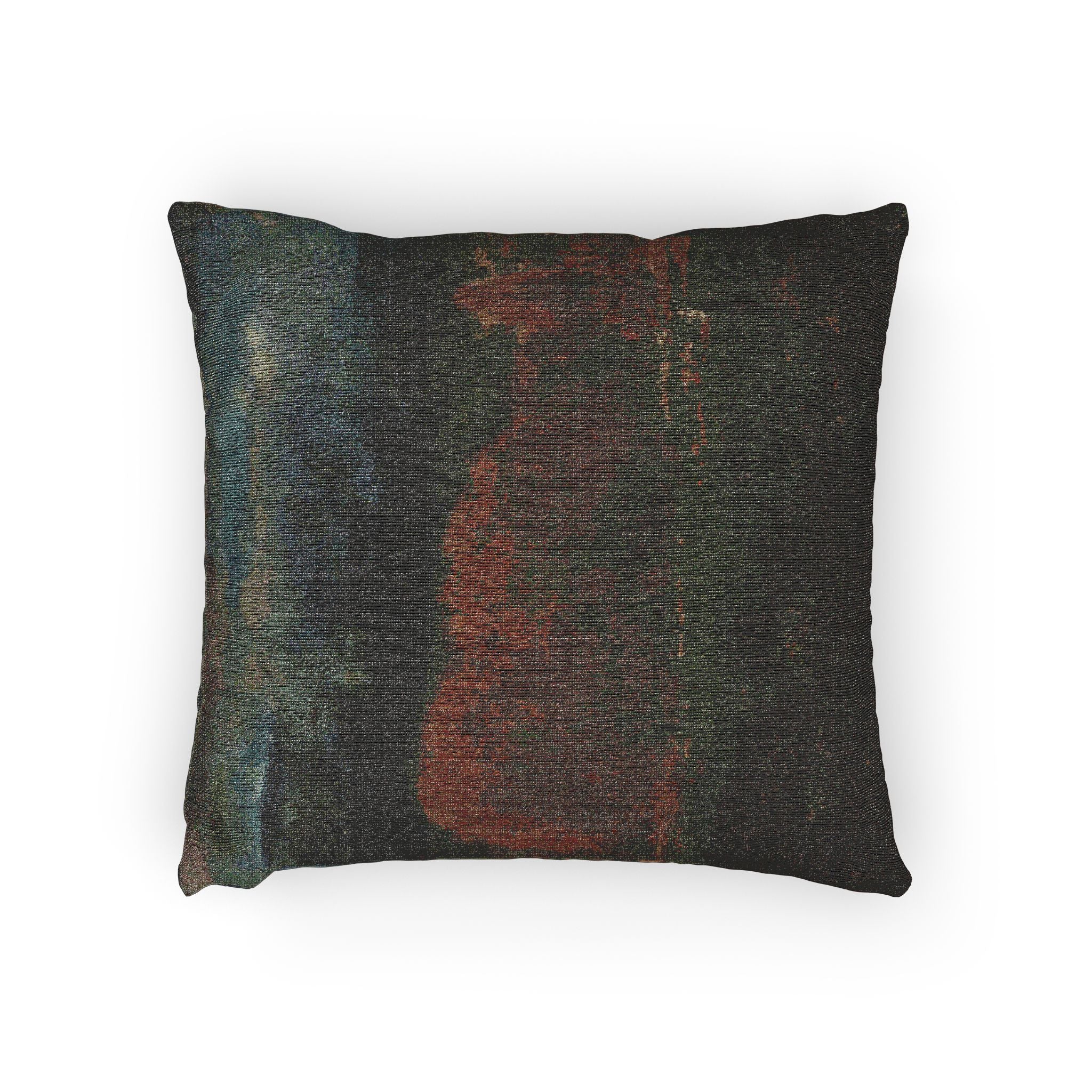 George Inness - Sunlit Valley | Woven Pillow - Image 2