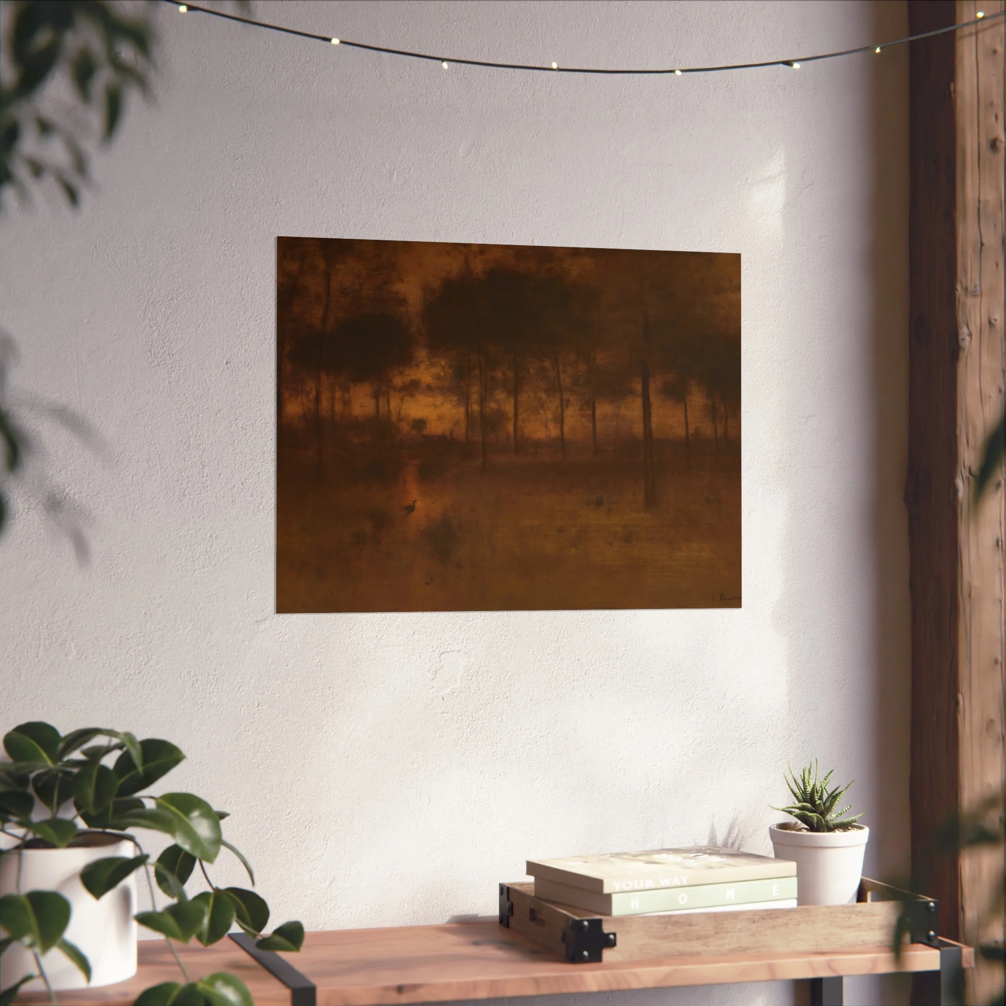George Inness - The Home of the Heron | Fine Art Poster - Image 10