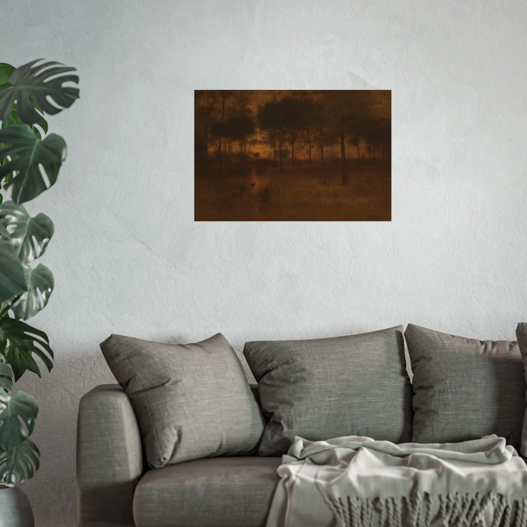 George Inness - The Home of the Heron | Fine Art Poster - Image 11