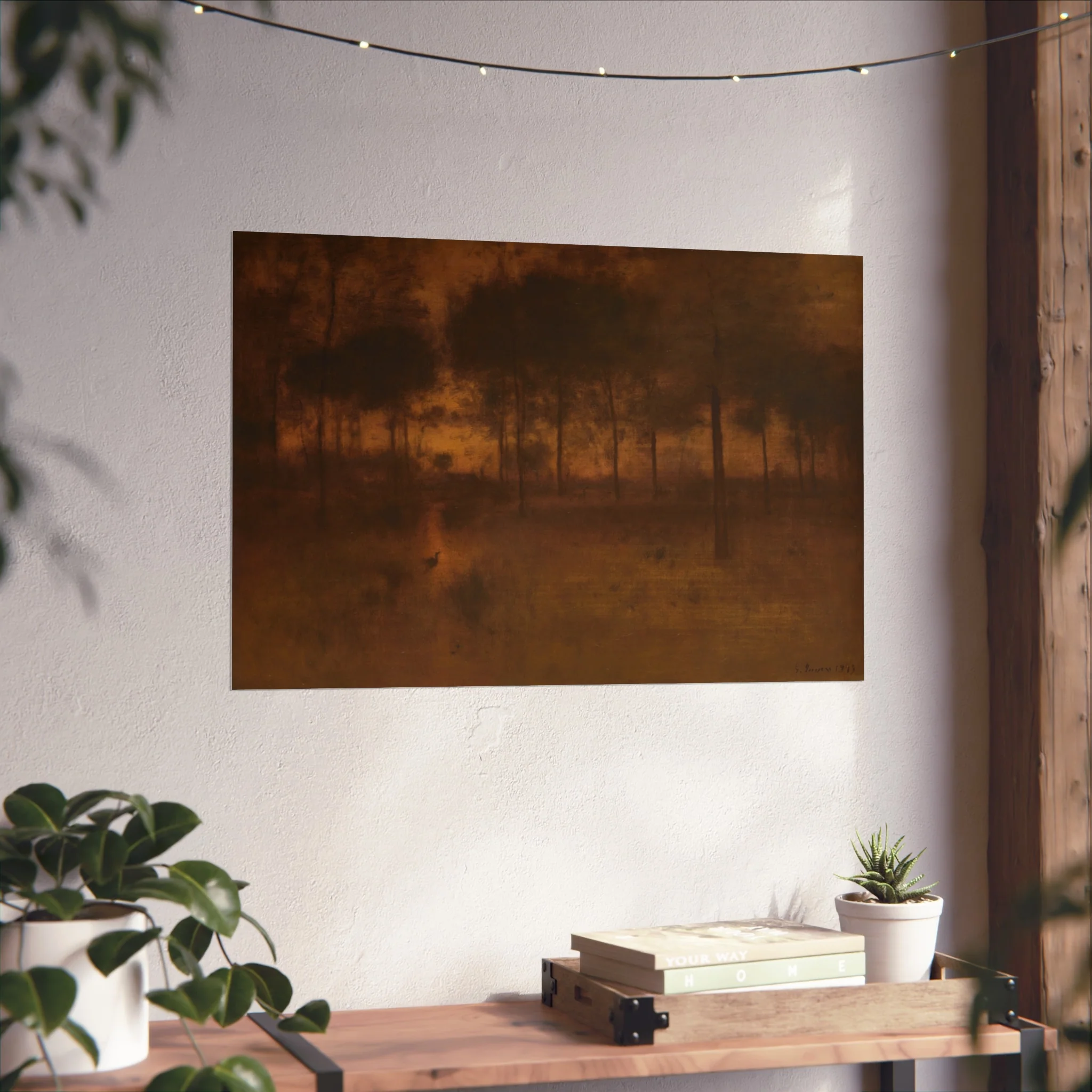George Inness - The Home of the Heron | Fine Art Poster - Image 12