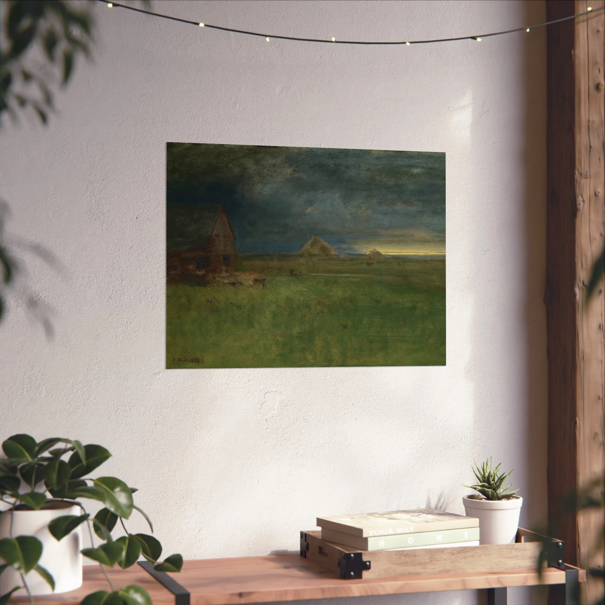 George Inness - The Lonely Farm, Nantucket | Fine Art Poster - Image 10