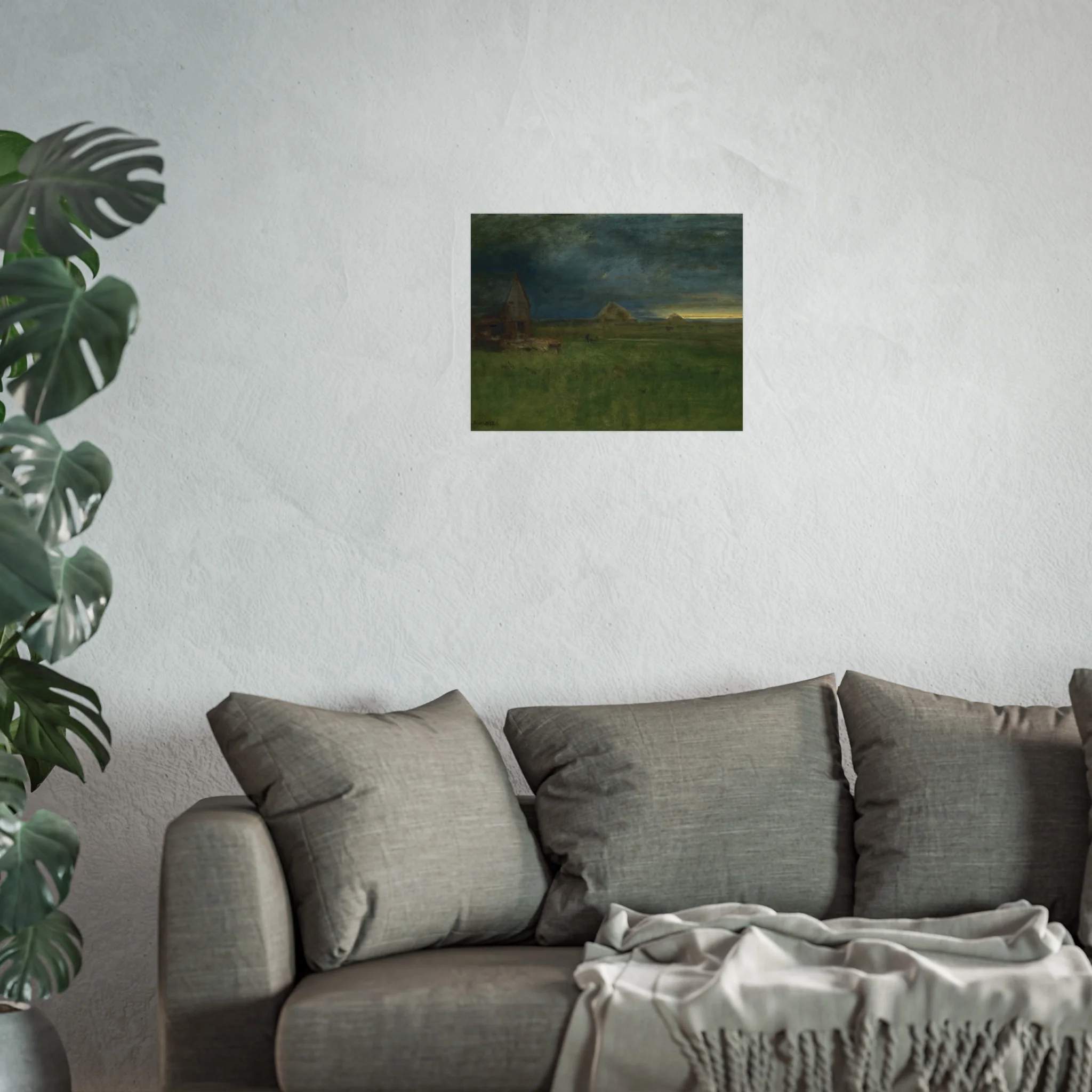 George Inness - The Lonely Farm, Nantucket | Fine Art Poster - Image 7