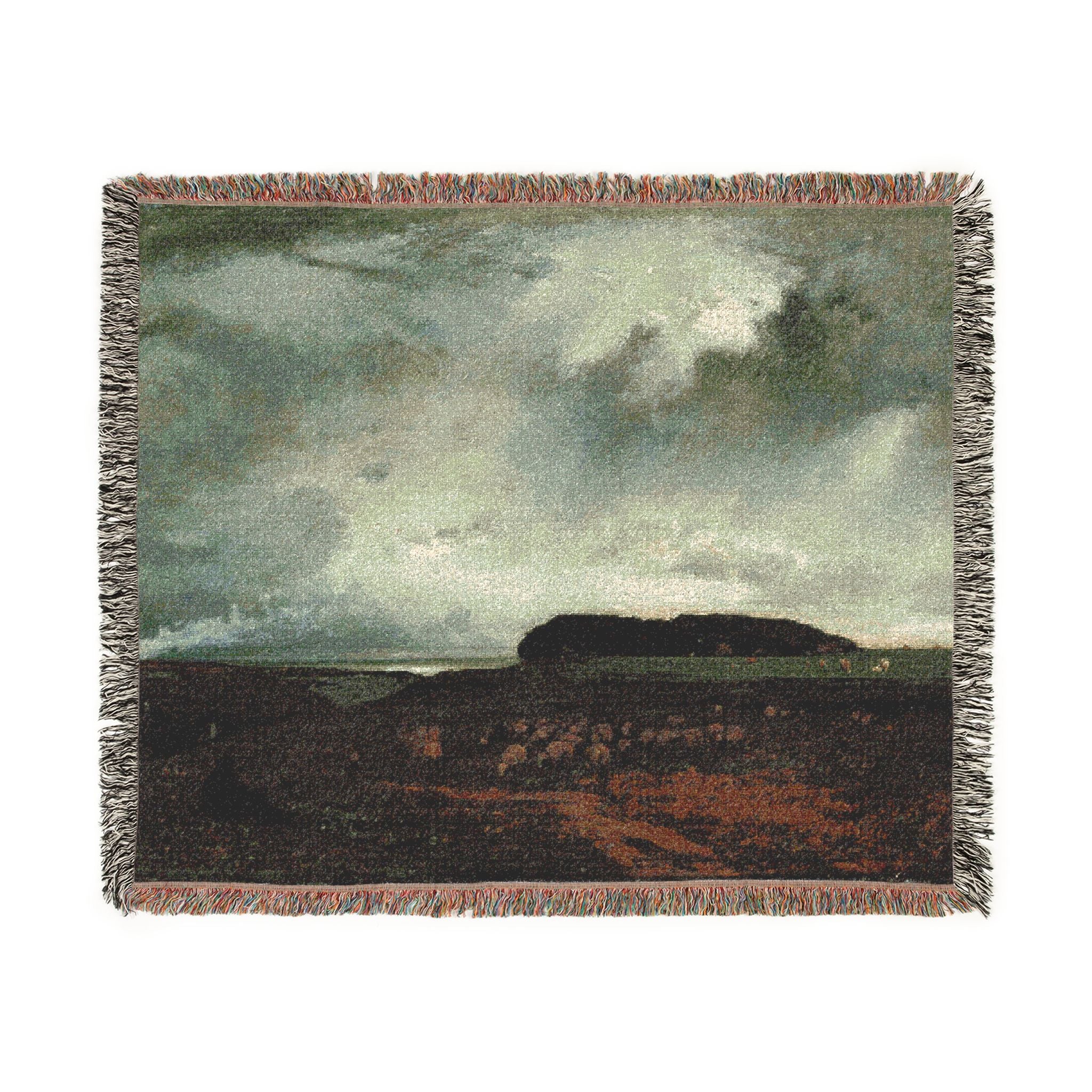 George Inness - The Storm | Woven Tapestry Blanket - Image 7