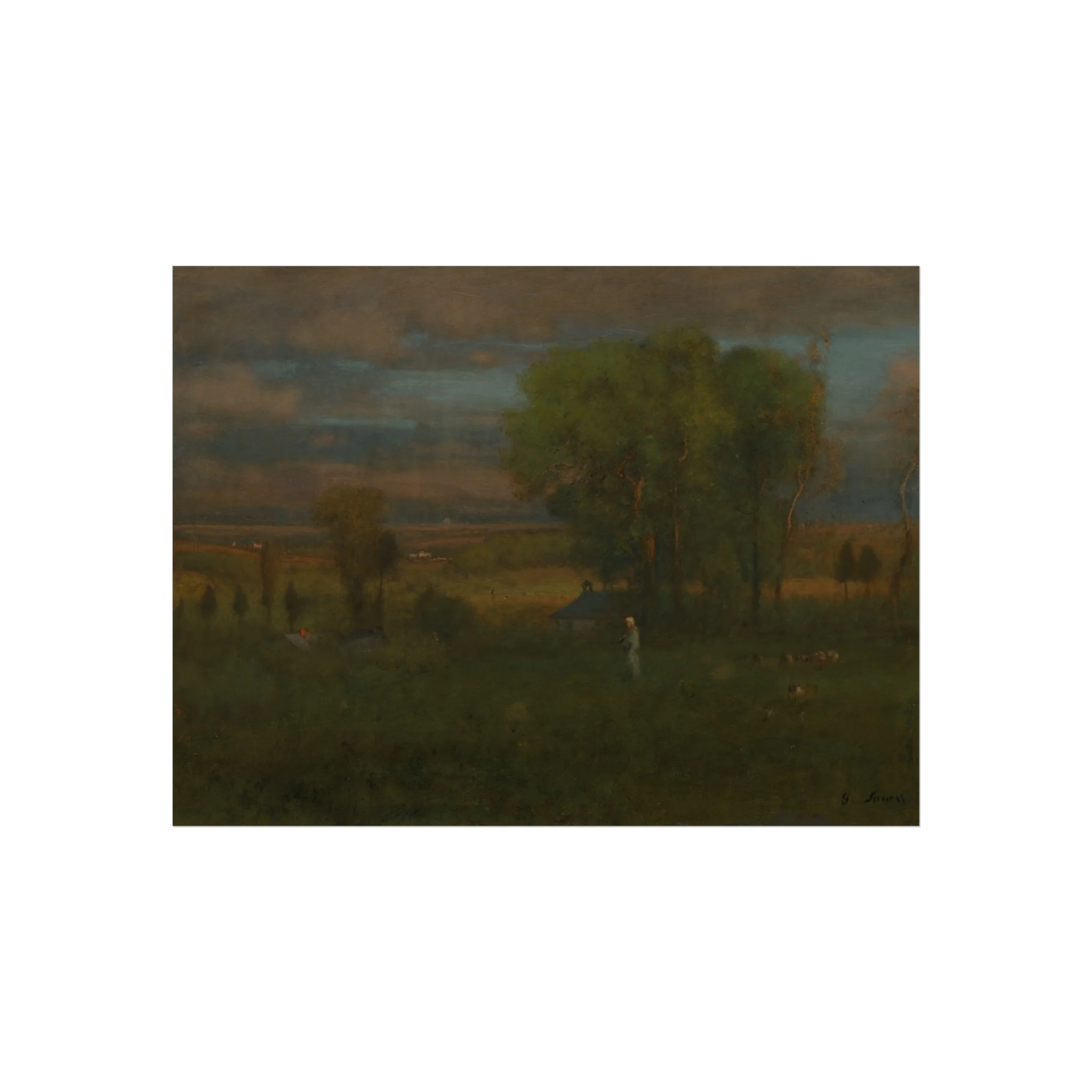 George Inness - Twilight in Italy | Fine Art Poster - Image 3