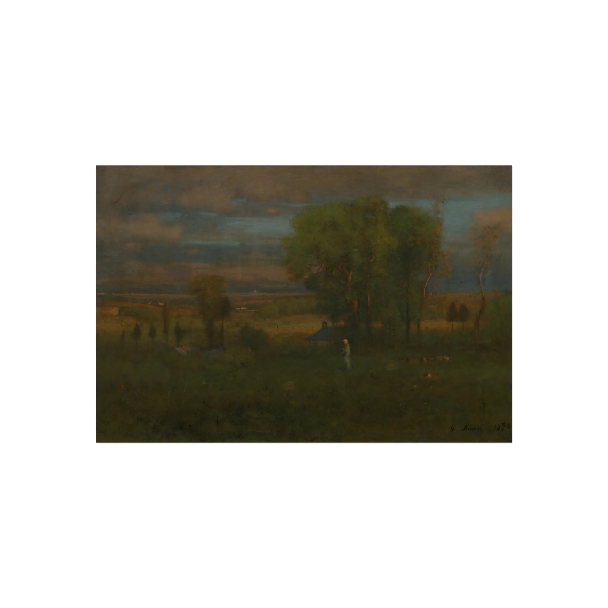 George Inness - Twilight in Italy | Fine Art Poster - Image 4