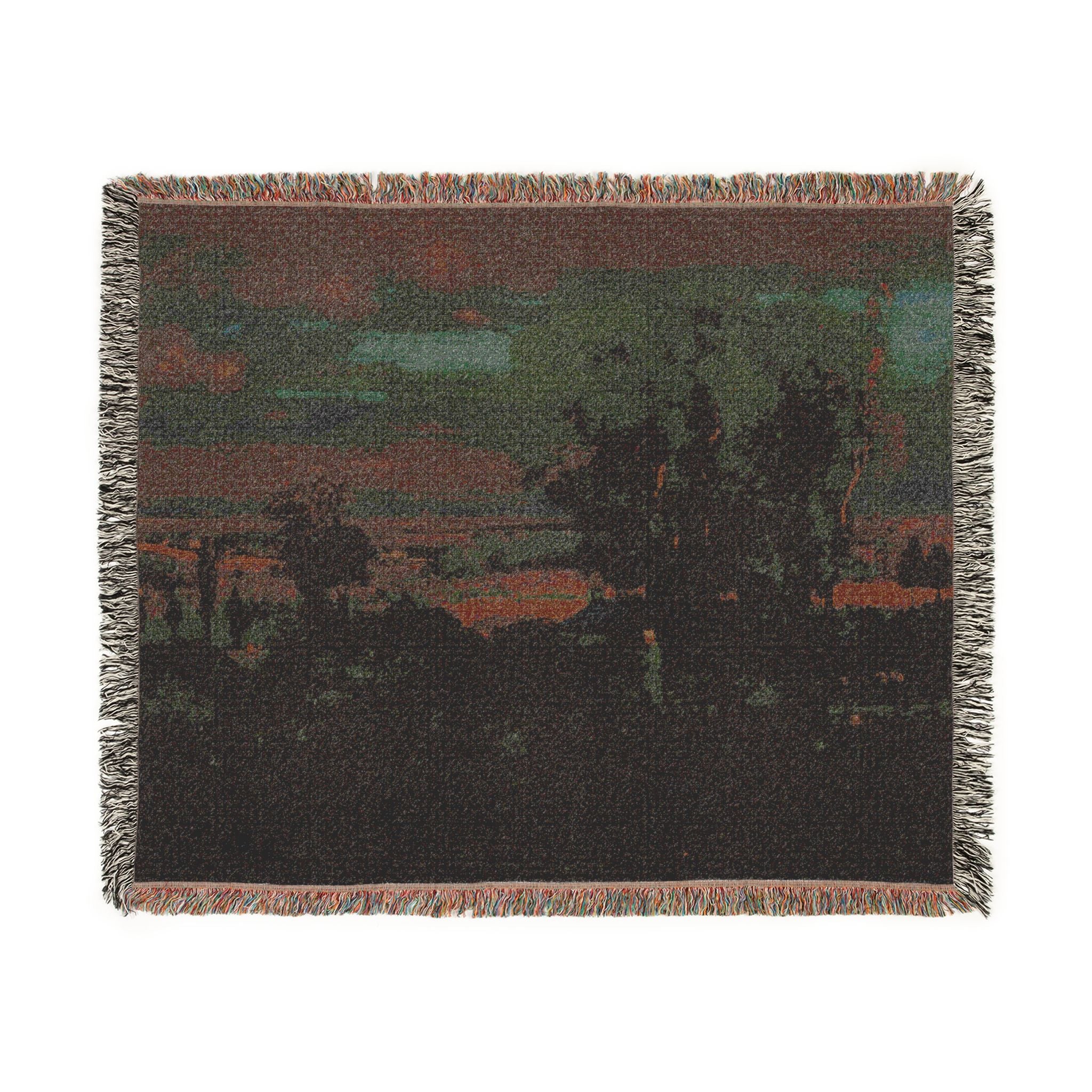 George Inness - Twilight in Italy | Woven Tapestry Blanket - Image 2