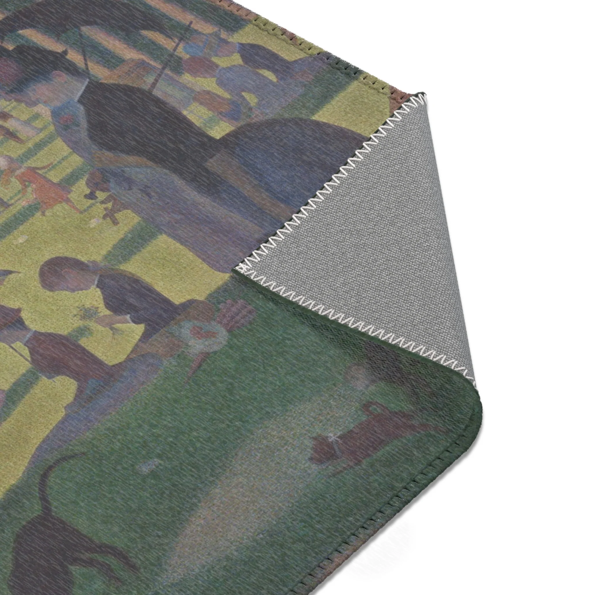 Georges Seurat - A Sunday on La Grande Jatte — 1884 | Area Rug - Image 13
