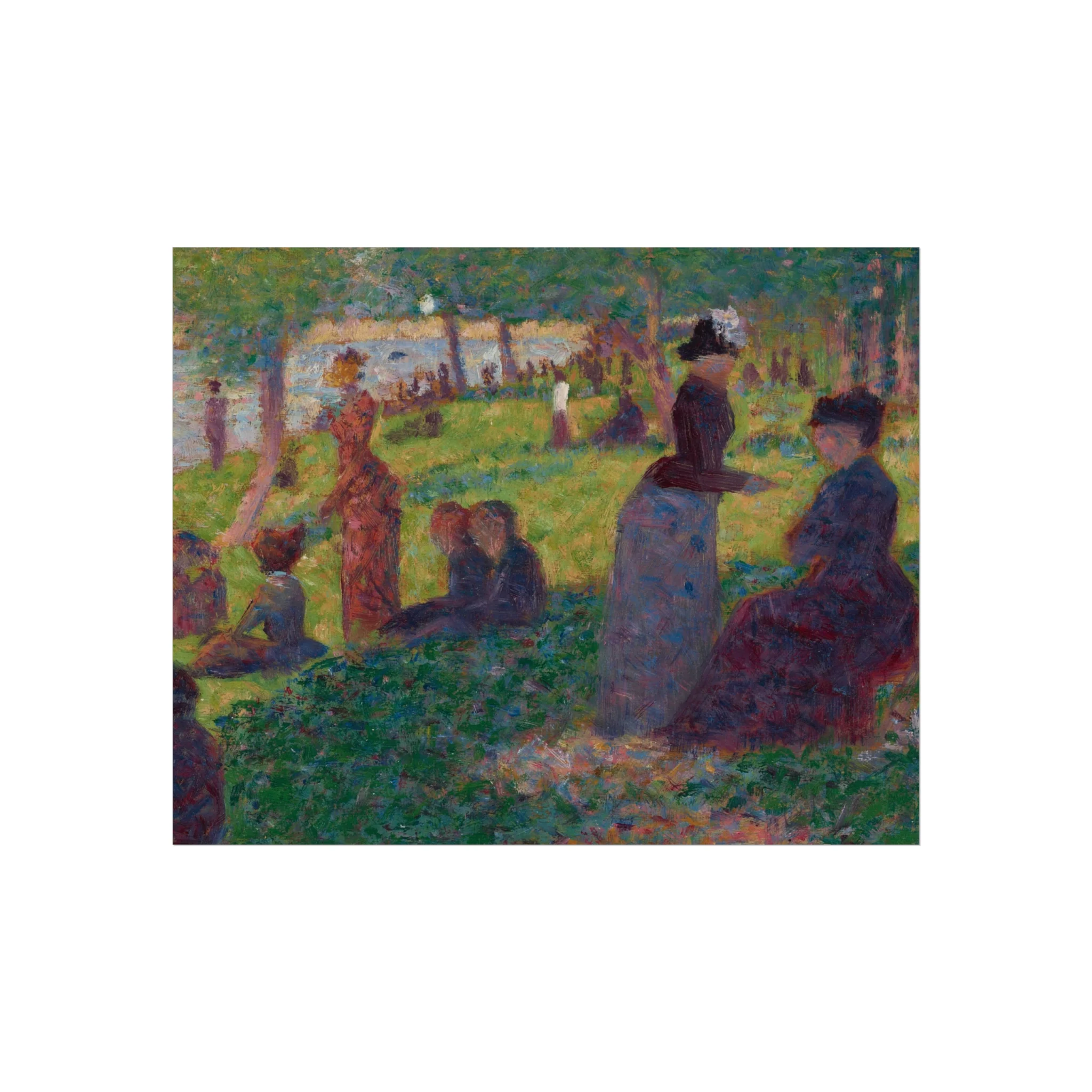 Georges Seurat - Oil Sketch for A Sunday on La Grande Jatte — 1884 | Fine Art Poster - Image 2