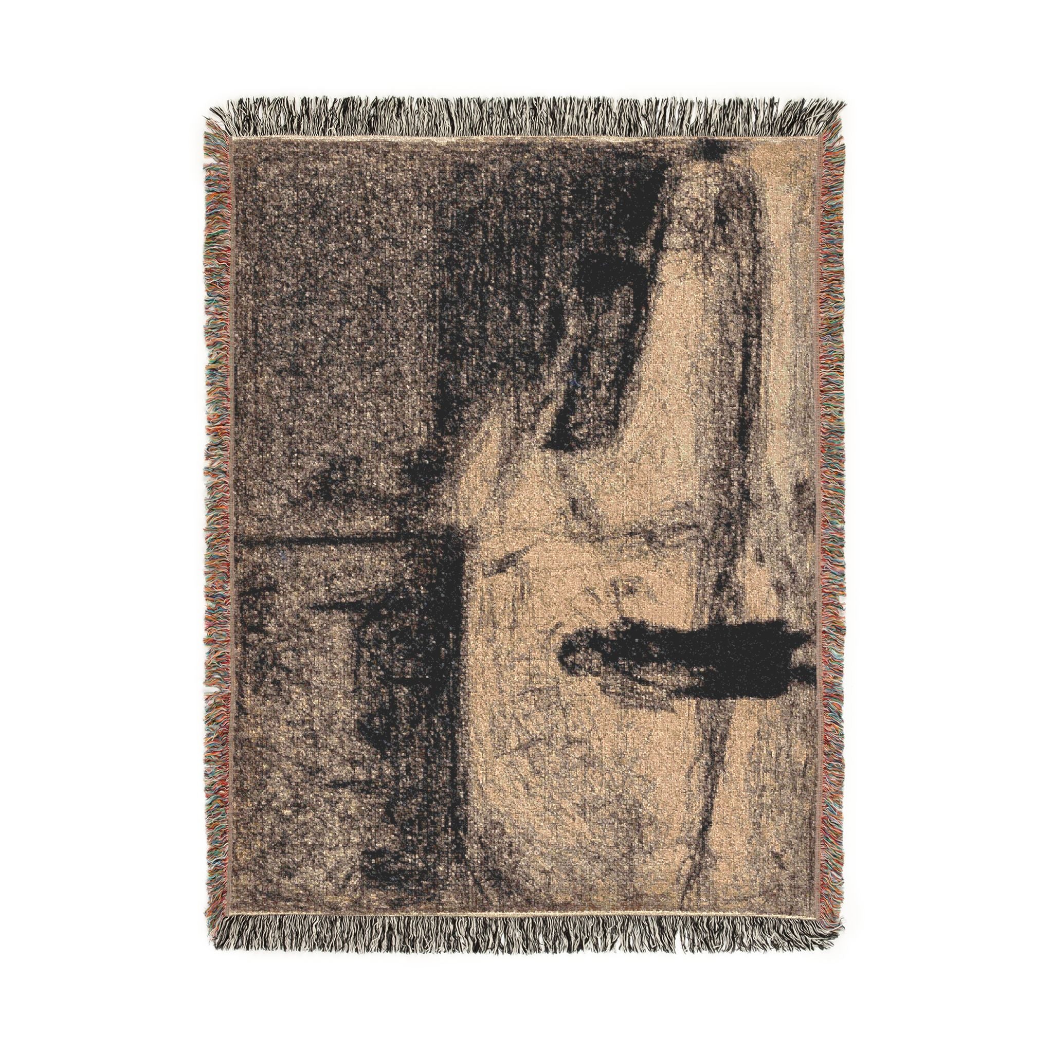 Georges Seurat - The Zone (Outside the City Walls) | Woven Tapestry Blanket - Image 11