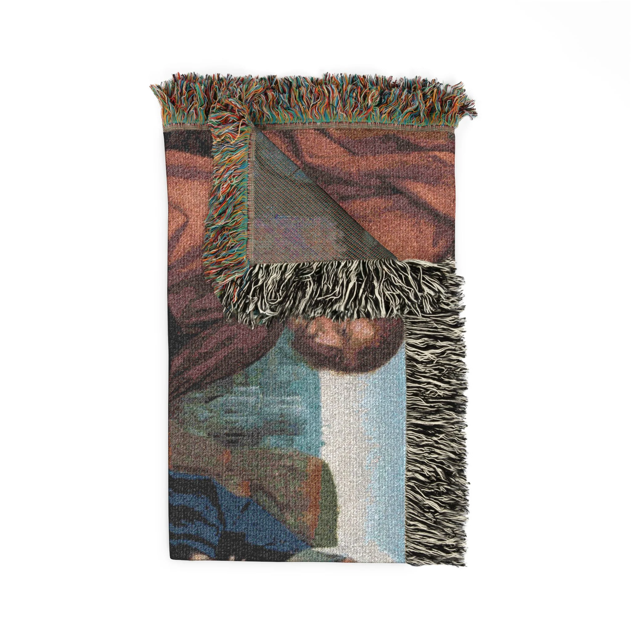Gerard David - Lamentation over the Body of Christ | Woven Tapestry Blanket - Image 5