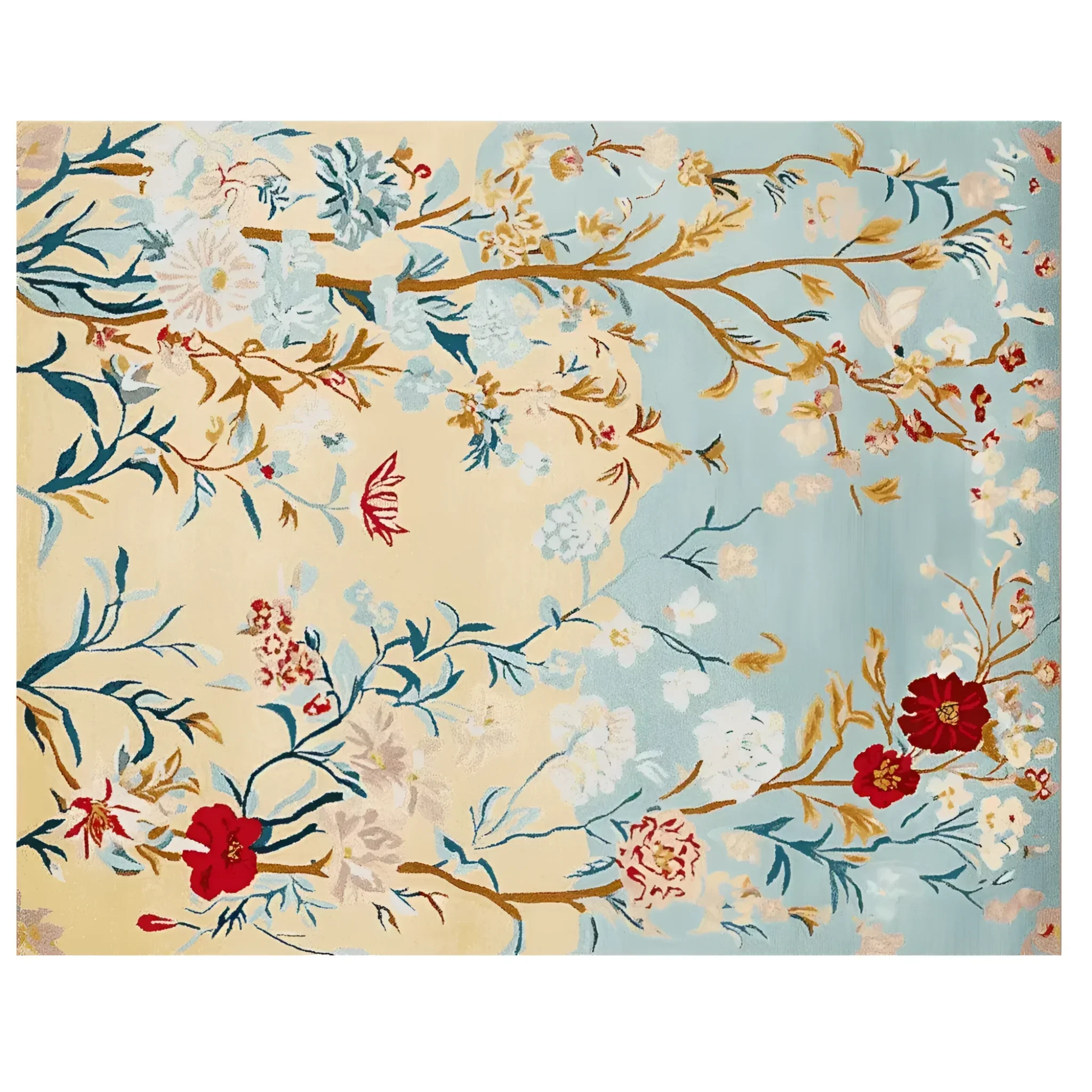 Gilded Bloom Breeze Hand Tufted Rug - Image 3