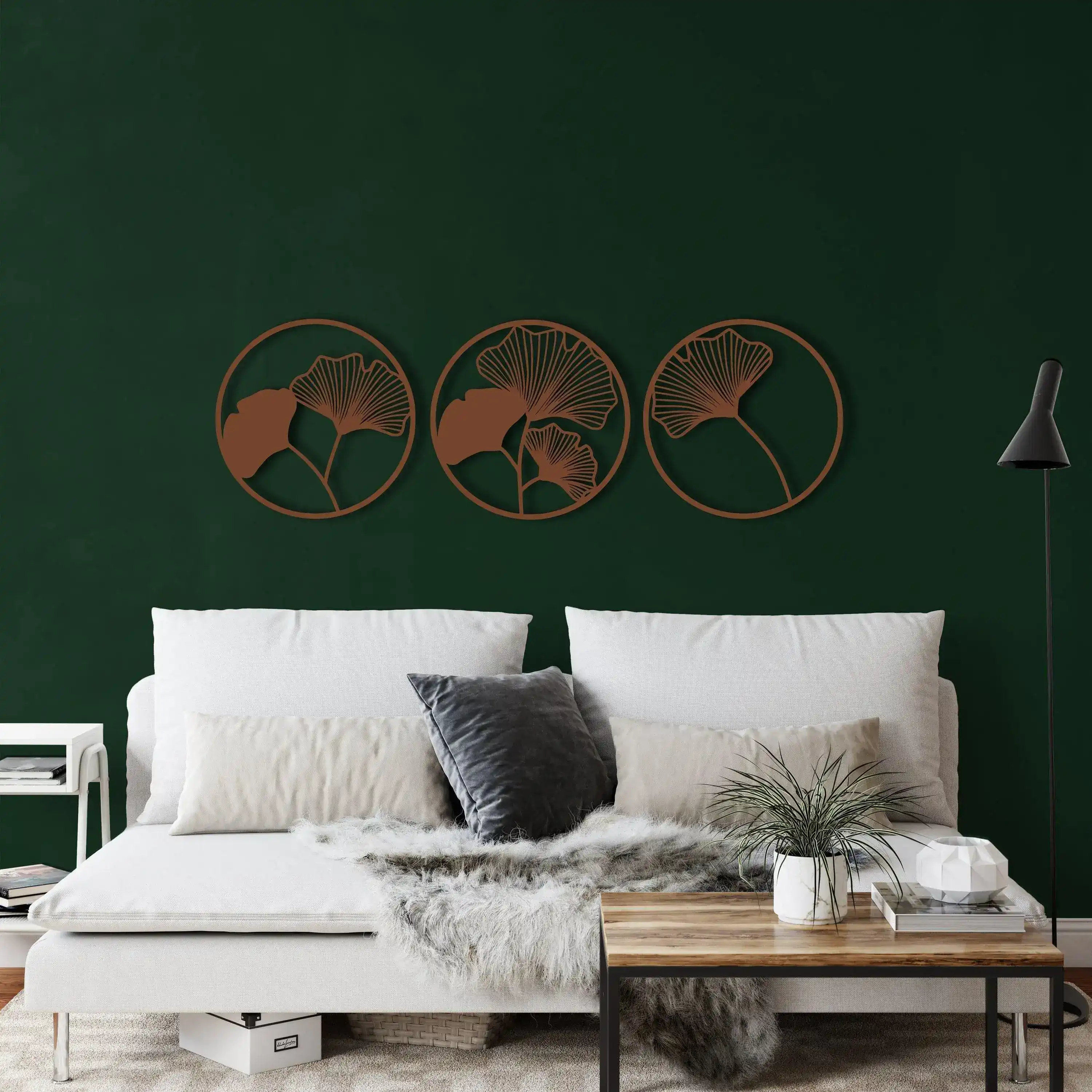 Gingko Biloba Flower Metal Wall Art - Image 10