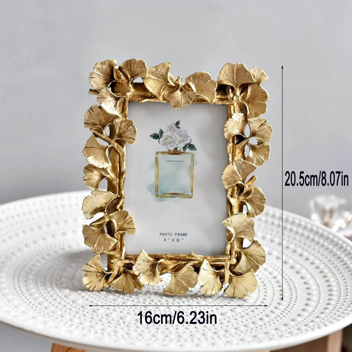 Gingko Leaves Resin Photo Frame - Image 6