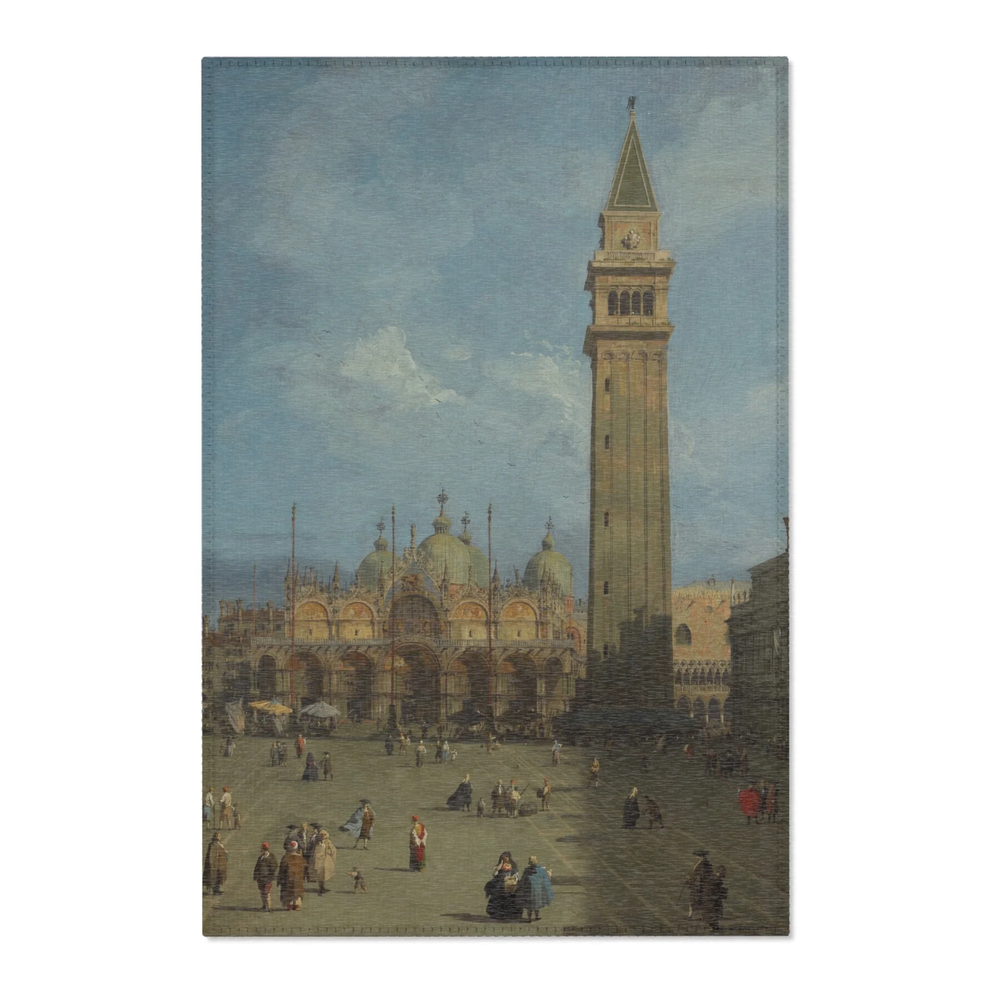 Giovanni Antonio Canal, il Canaletto - Piazza San Marco - WGA03883 | Area Rug
