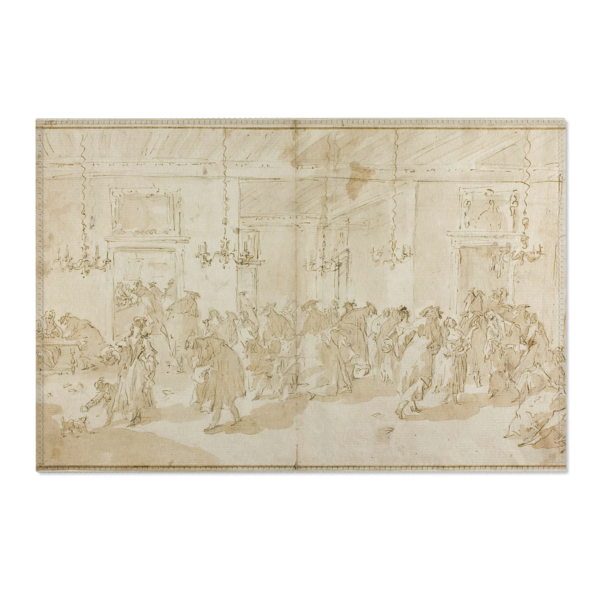 Giovanni Antonio Guardi - Il Ridotto | Area Rug - Image 4
