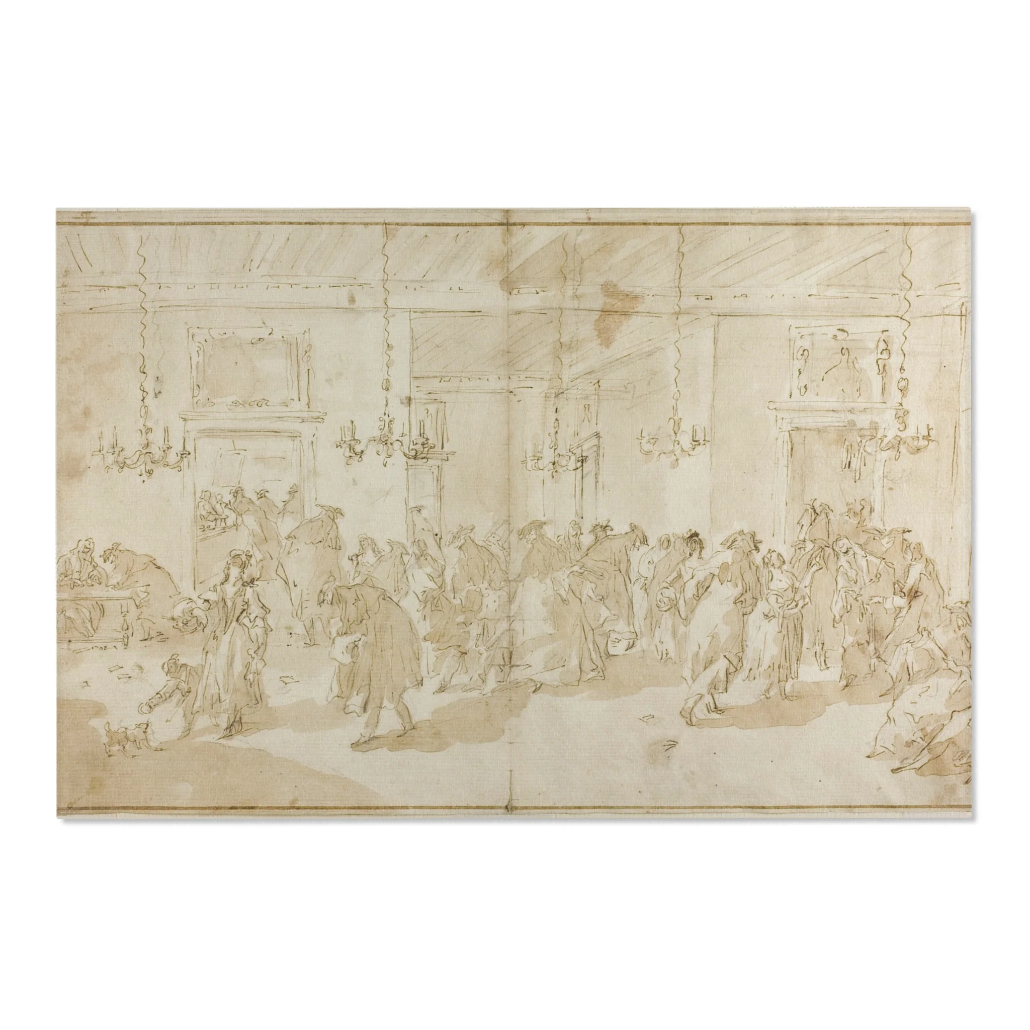 Giovanni Antonio Guardi - Il Ridotto | Area Rug - Image 6