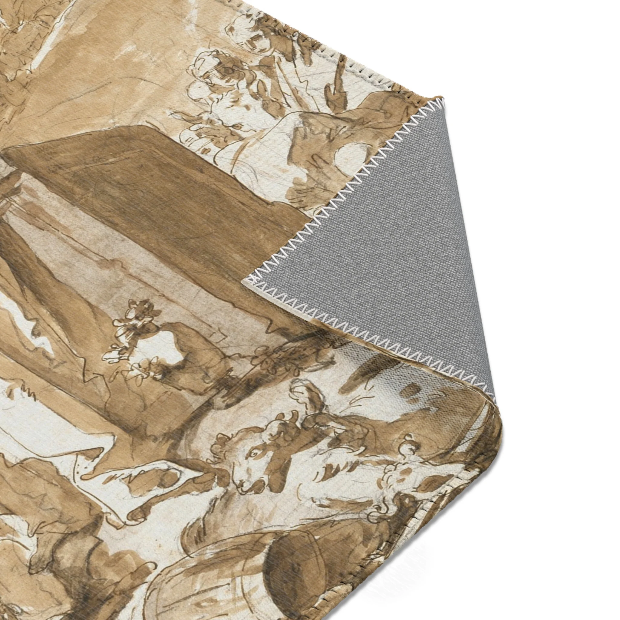 Giovanni Battista Tiepolo - The Meeting of Abraham and Melchizedek | Area Rug - Image 13