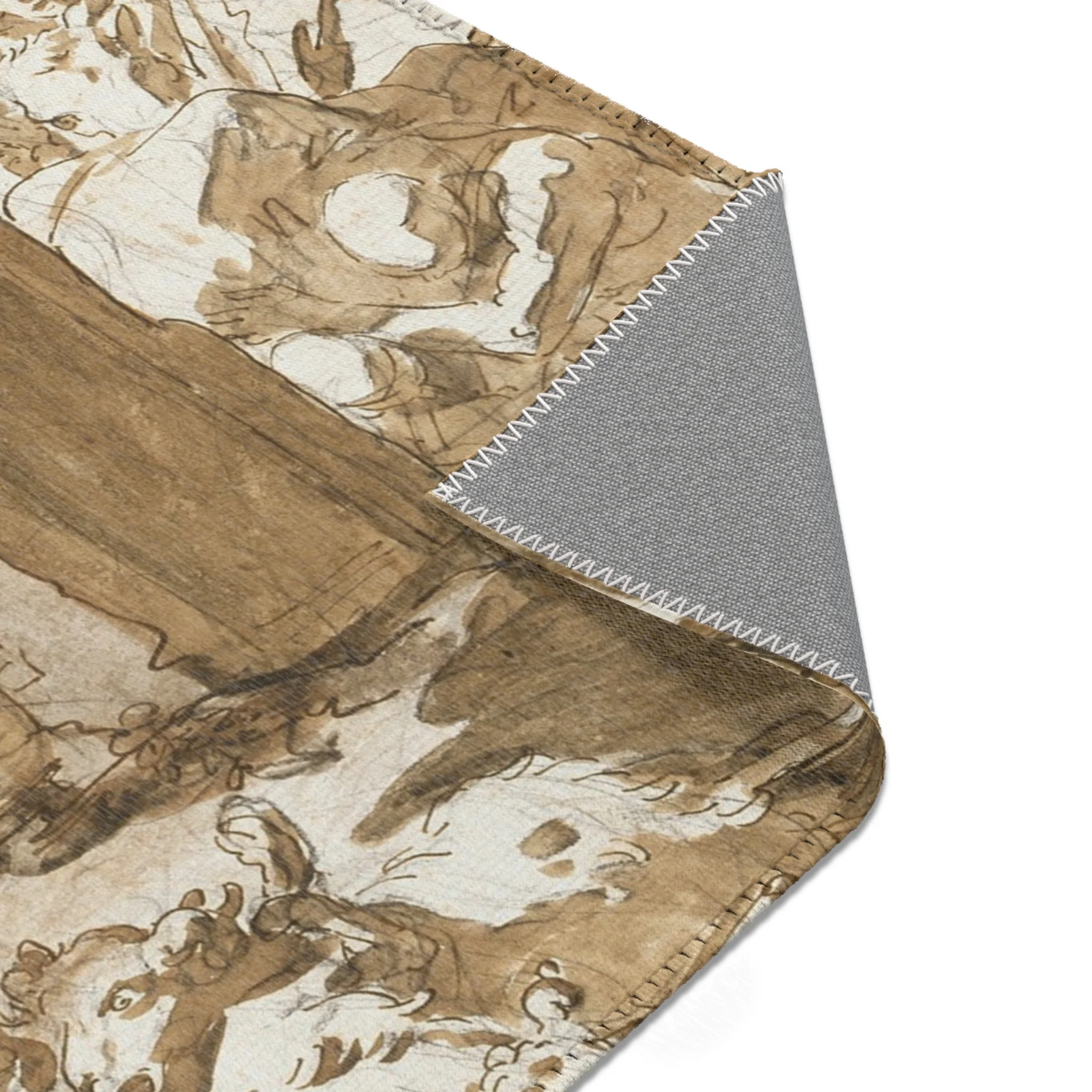 Giovanni Battista Tiepolo - The Meeting of Abraham and Melchizedek | Area Rug - Image 15
